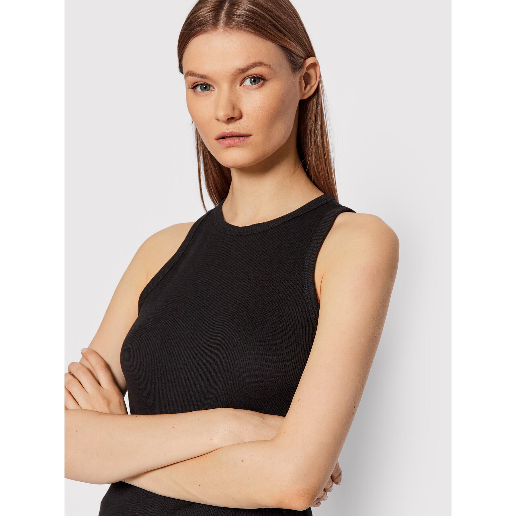 Vero Moda топ Serenety 10257829 Черен Slim Fit - Pepit.bg