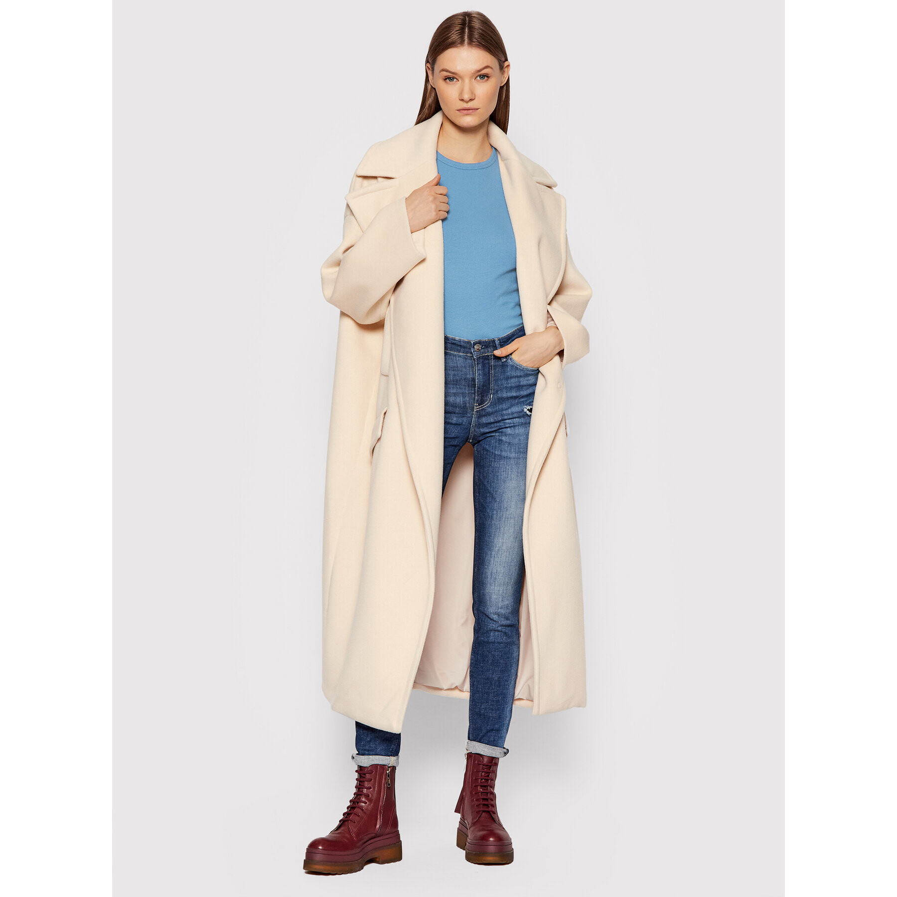 Vero Moda топ Serenety 10257829 Син Slim Fit - Pepit.bg