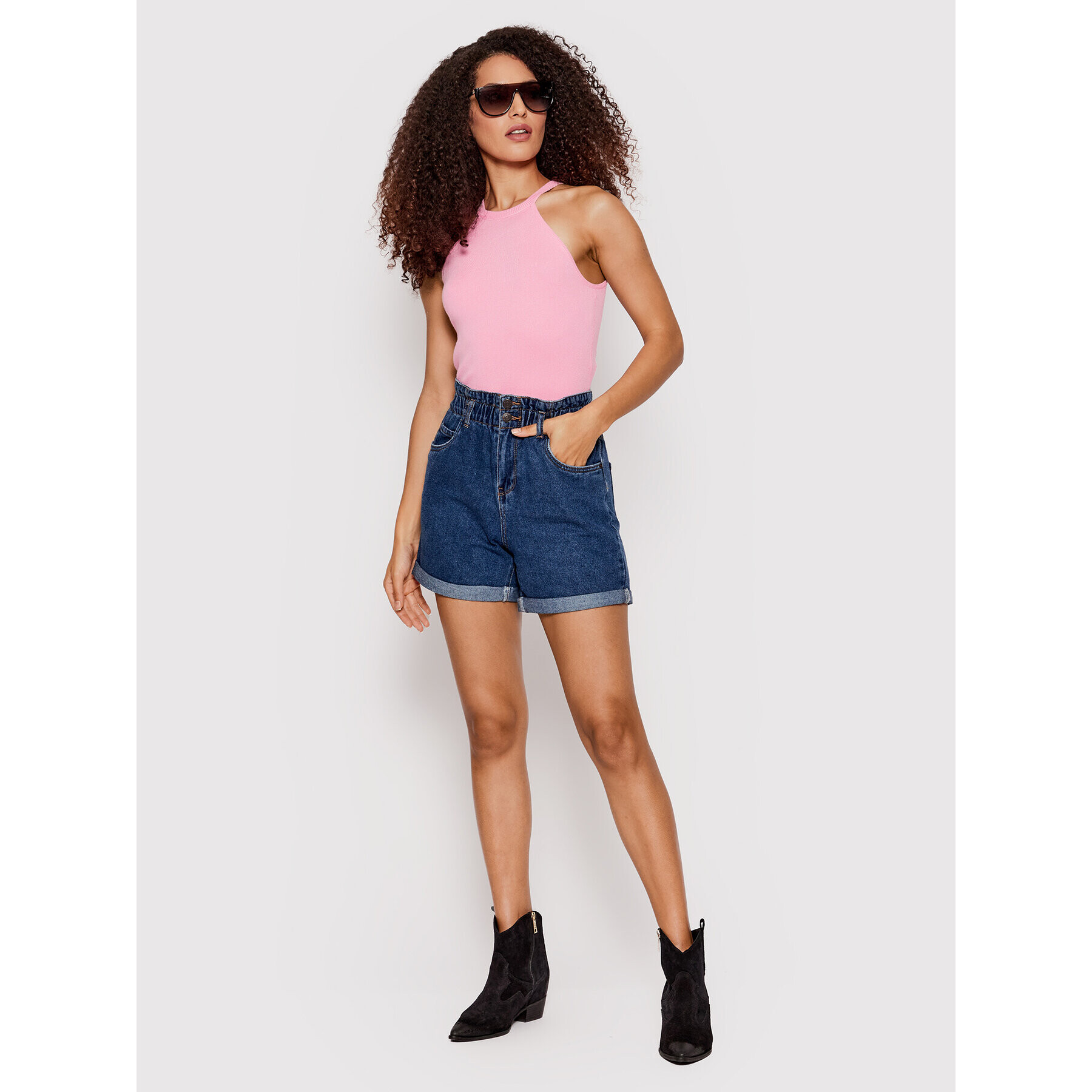 Vero Moda топ Sofi 10263014 Розов Slim Fit - Pepit.bg