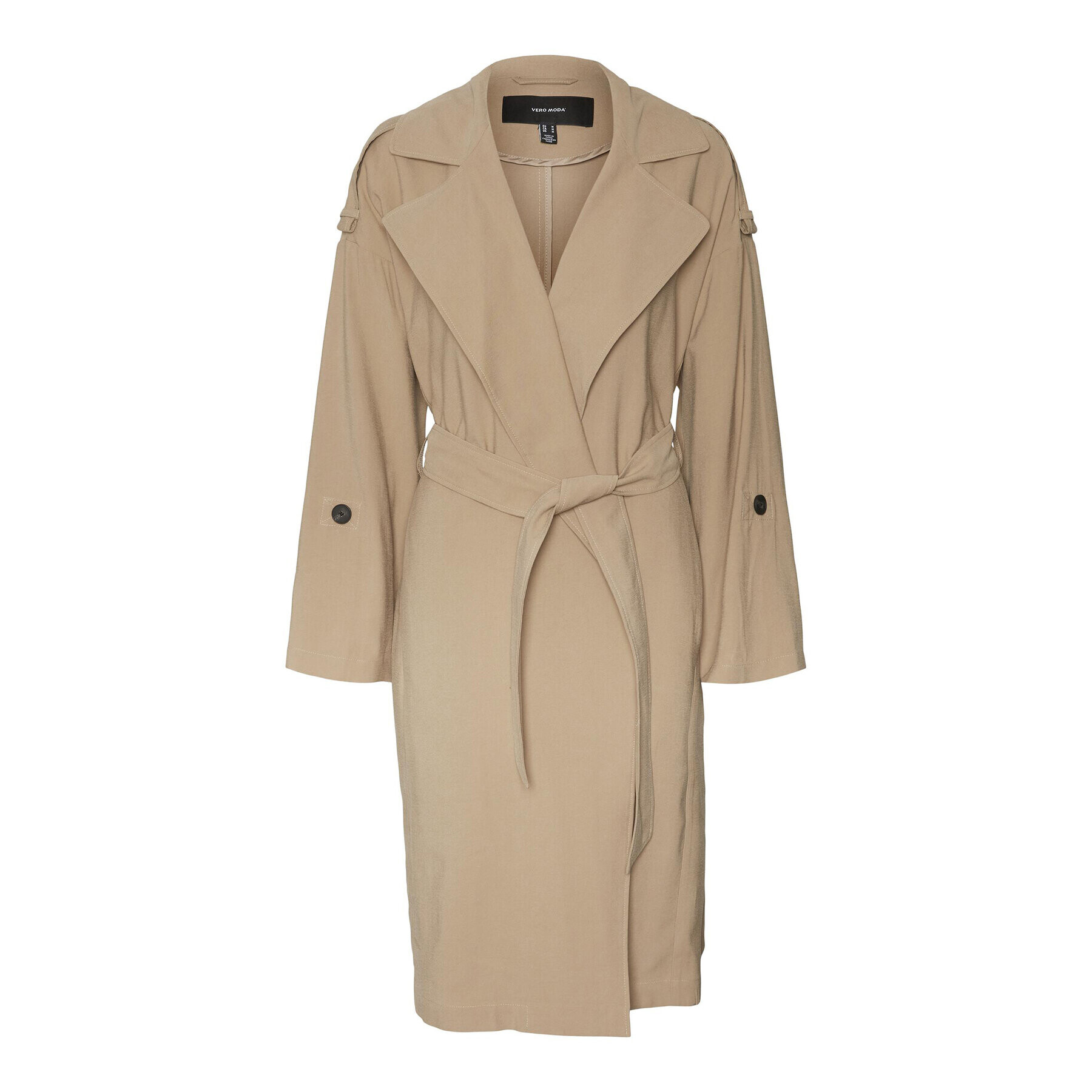 Vero Moda Тренч Bella 10252979 Бежов Relaxed Fit - Pepit.bg