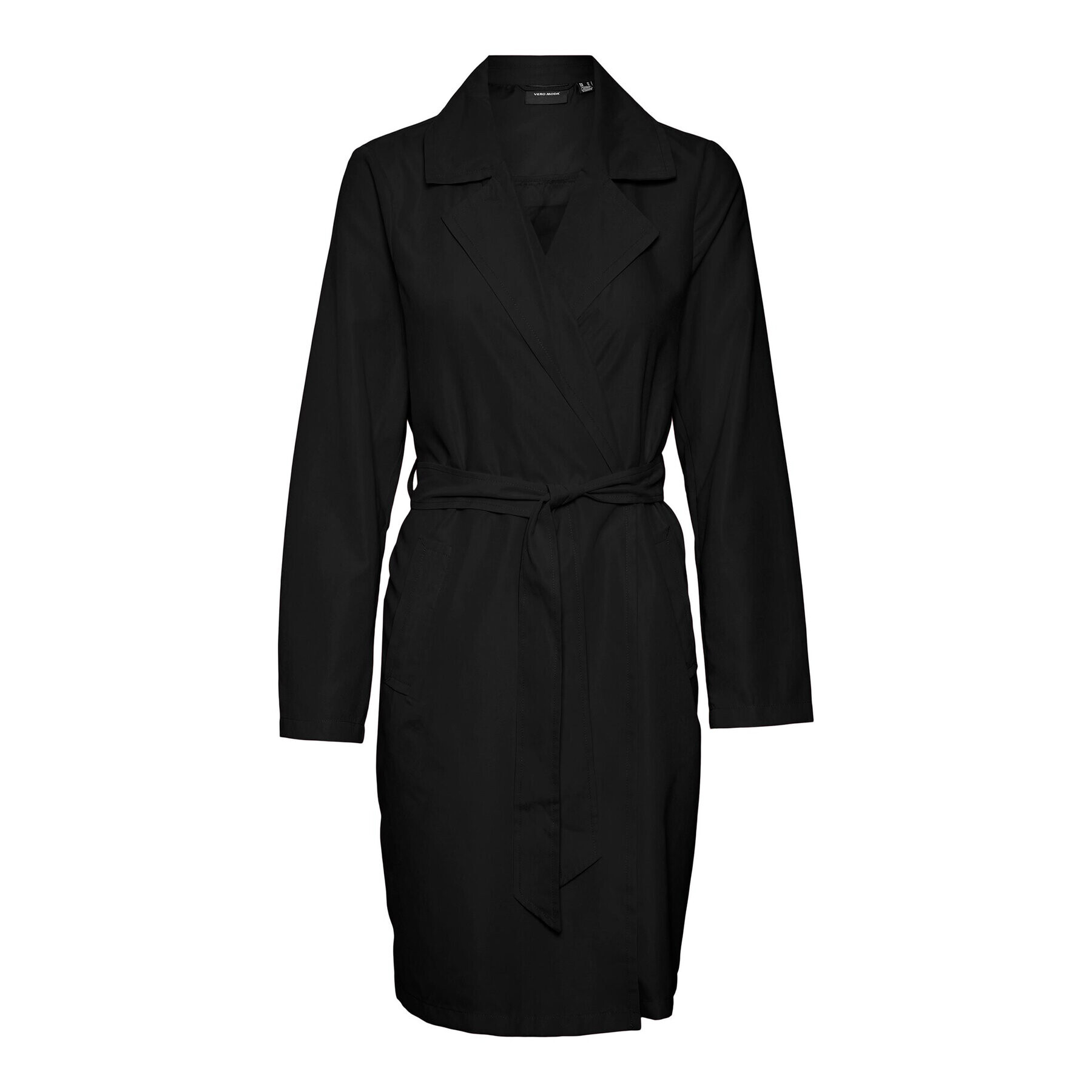 Vero Moda Тренч Billie Daisy 10281638 Черен Regular Fit - Pepit.bg