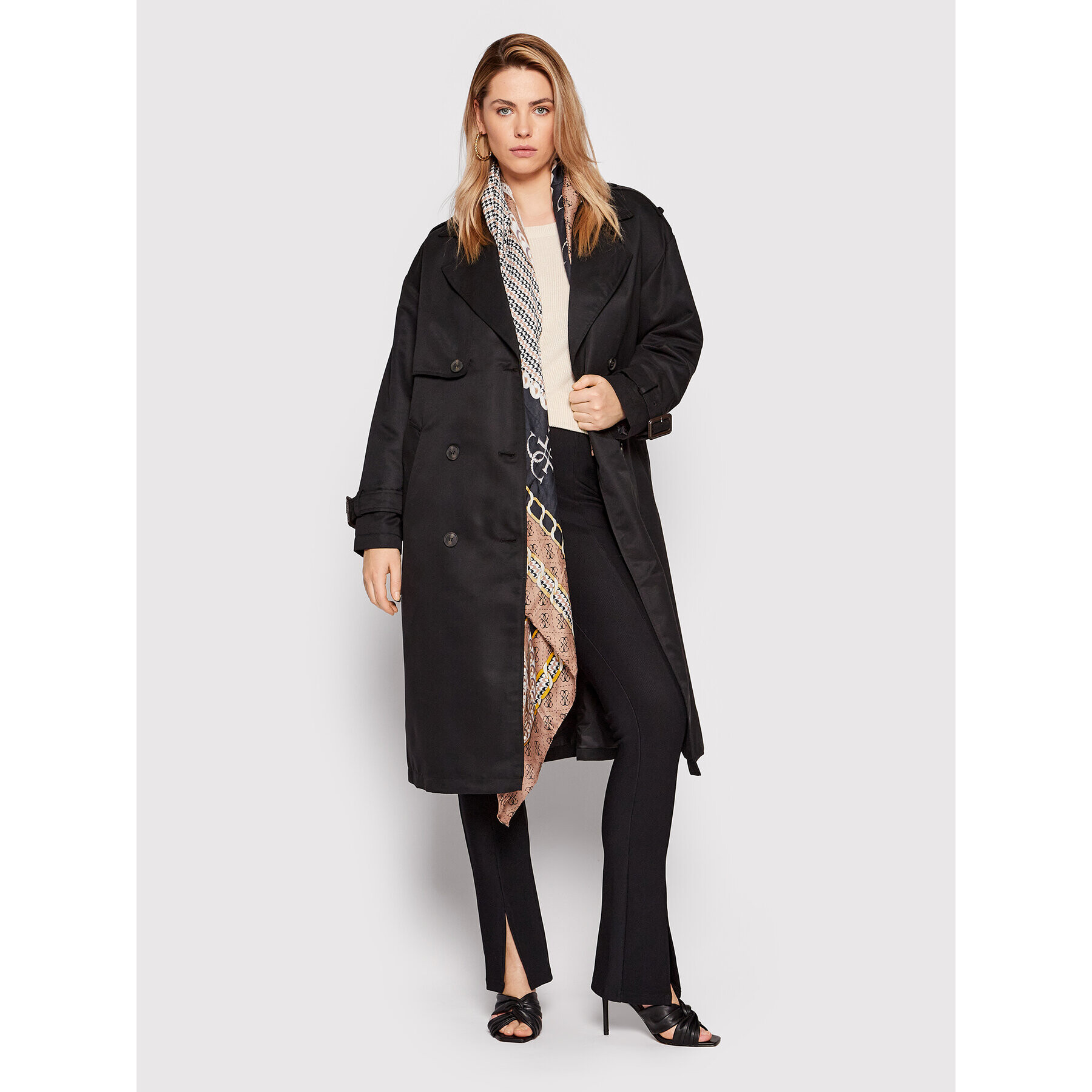 Vero Moda Тренч Arden 10260356 Черен Regular Fit - Pepit.bg