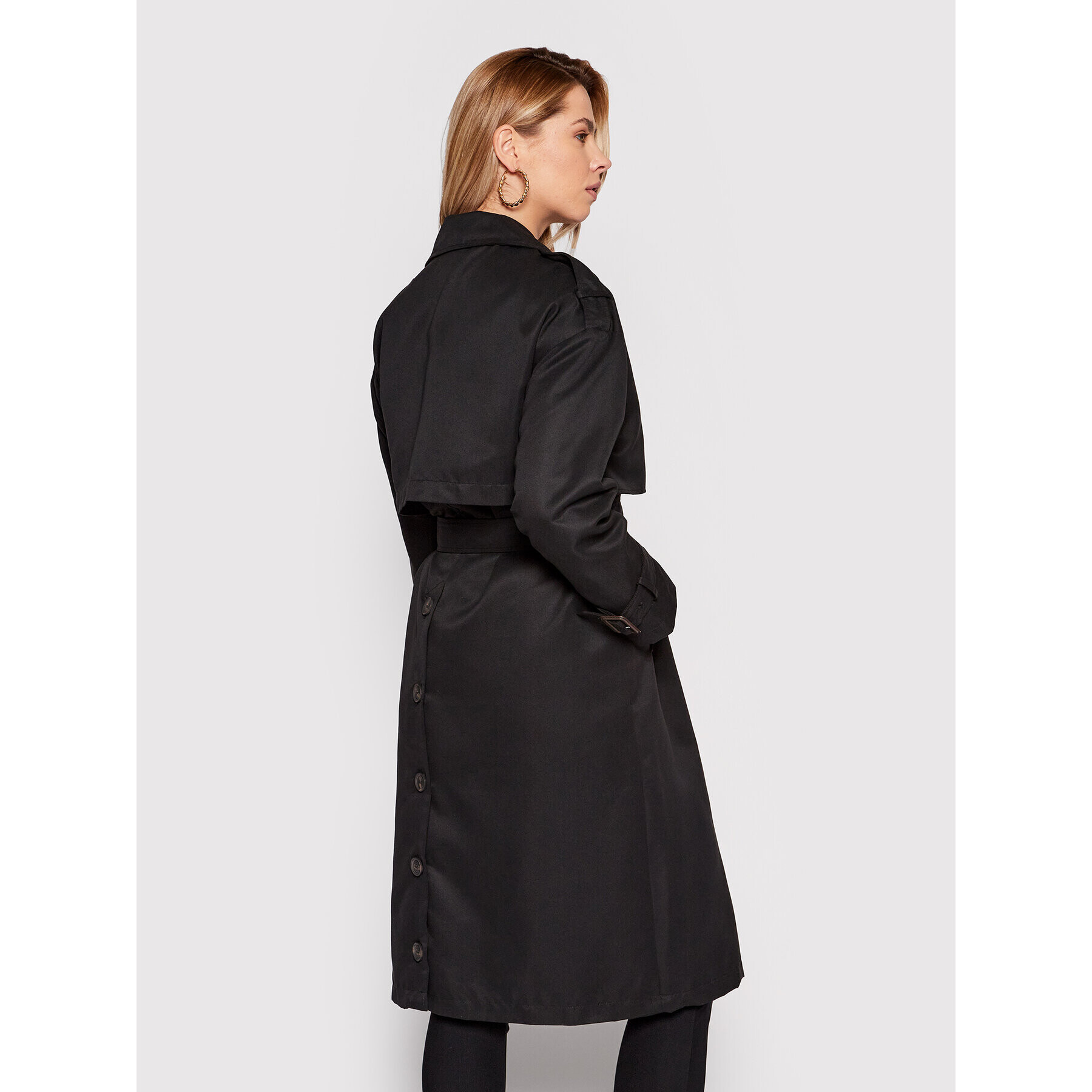 Vero Moda Тренч Arden 10260356 Черен Regular Fit - Pepit.bg
