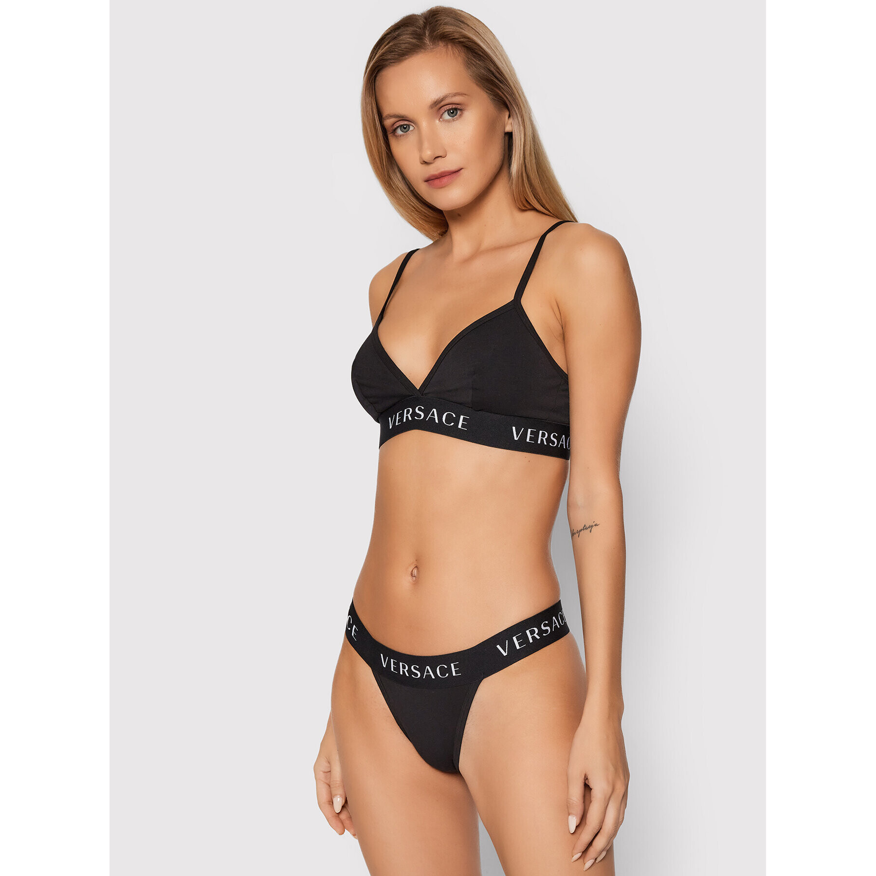 Versace Бикини тип прашка Donna AUD04070 Черен - Pepit.bg
