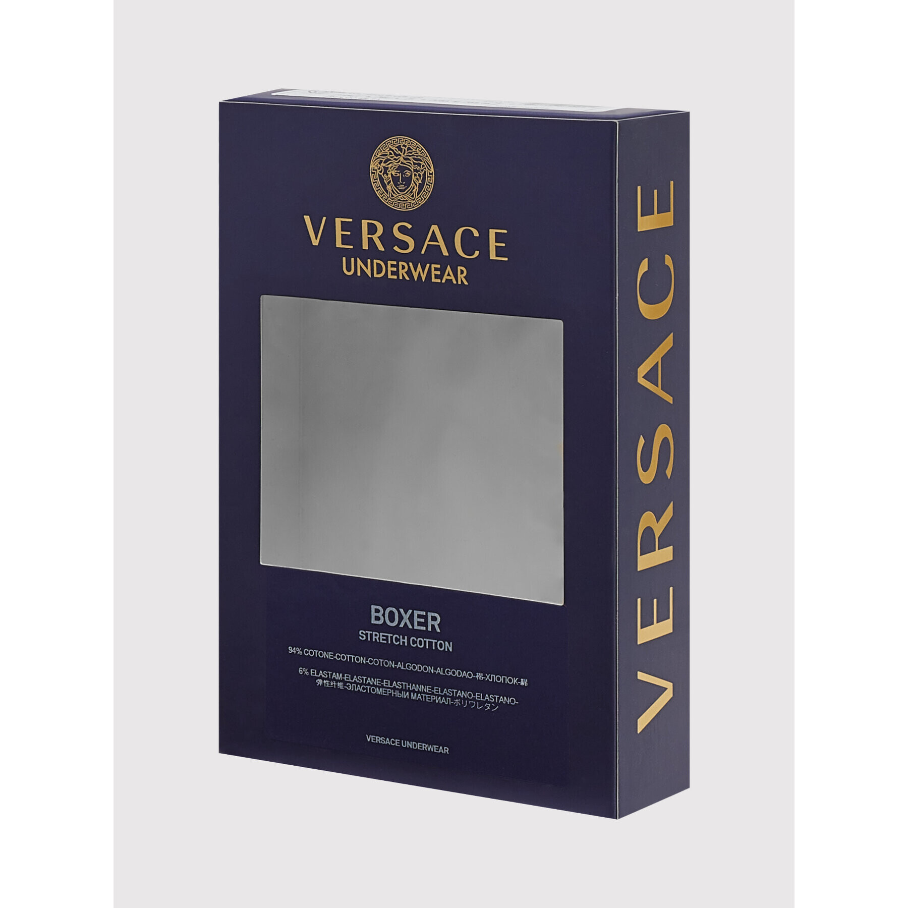 Versace Боксерки Greca AUU01013 Черен - Pepit.bg