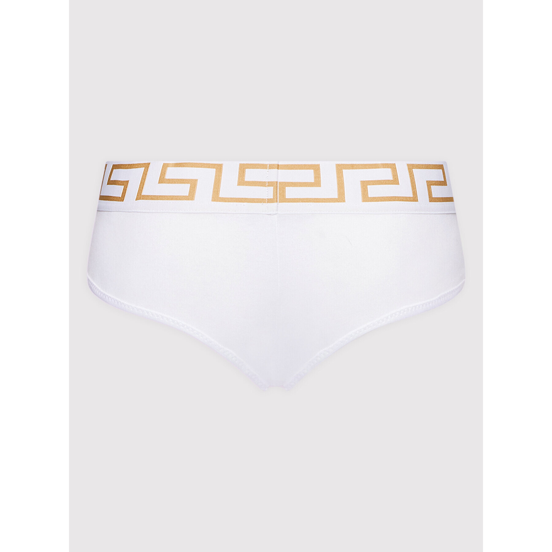 Versace Дамски бикини тип бразилиана Greca Border AUD01071 Бял - Pepit.bg