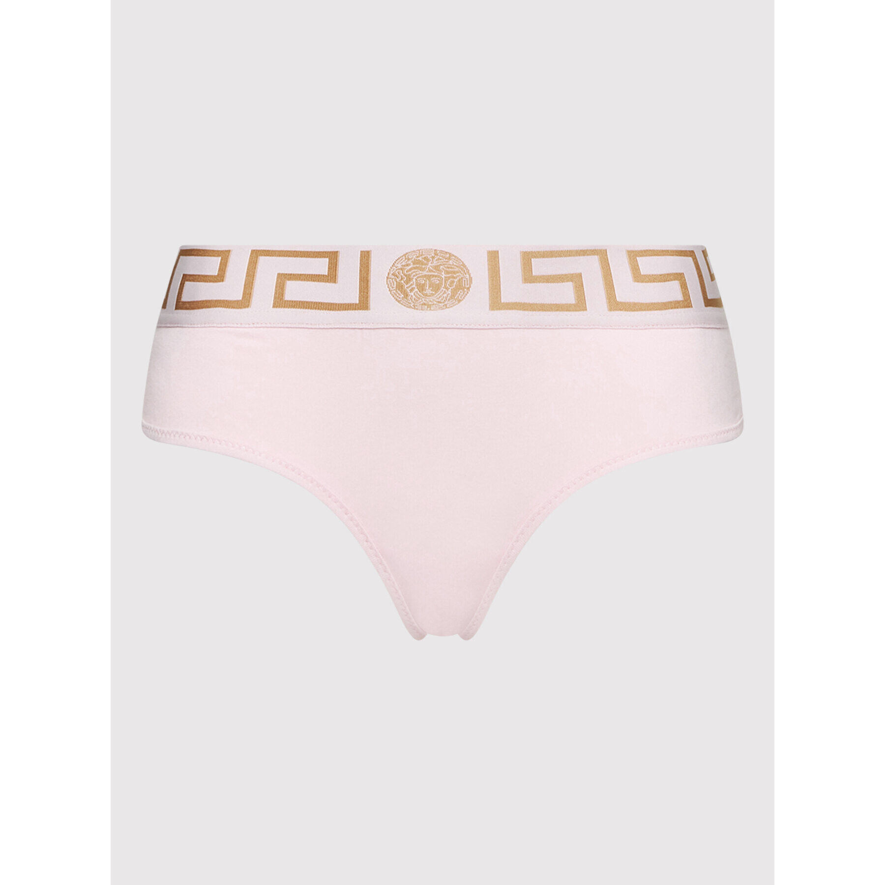 Versace Дамски бикини тип бразилиана Greca Border AUD01071 Розов - Pepit.bg