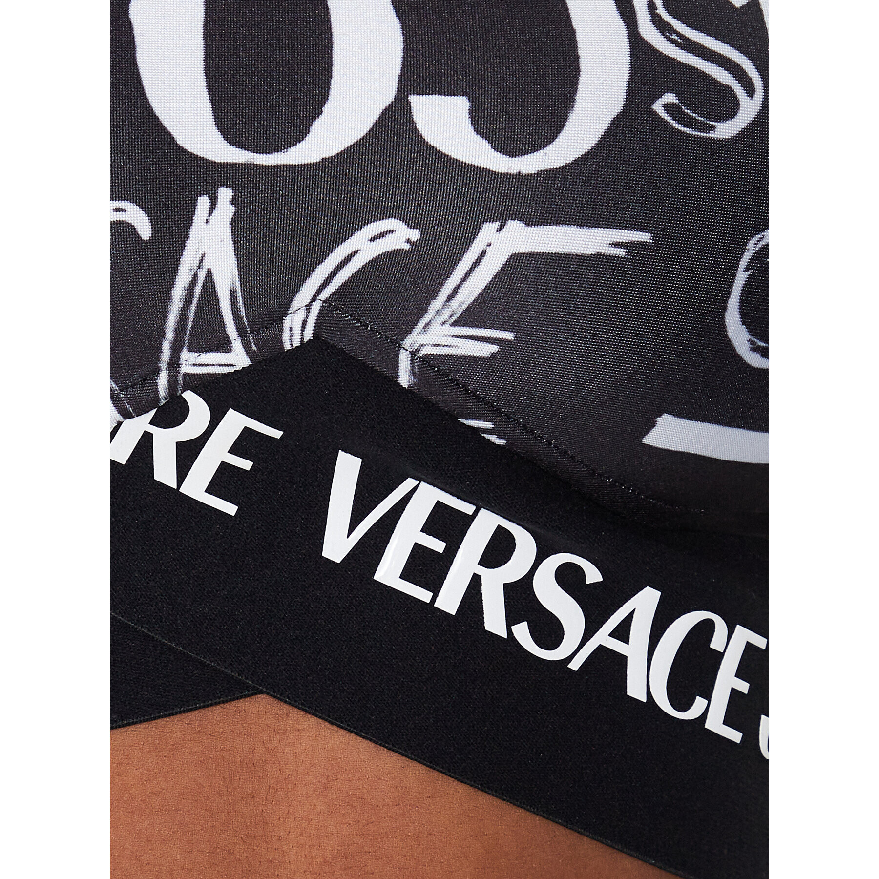 Versace Jeans Couture Блуза 74HAH222 Черен Slim Fit - Pepit.bg