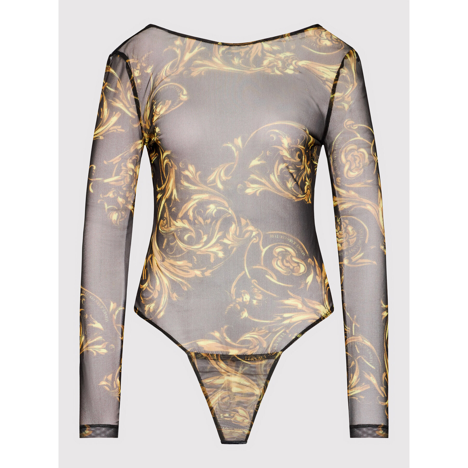 Versace Jeans Couture Боди Regalia 72HAM223 Черен Slim Fit - Pepit.bg