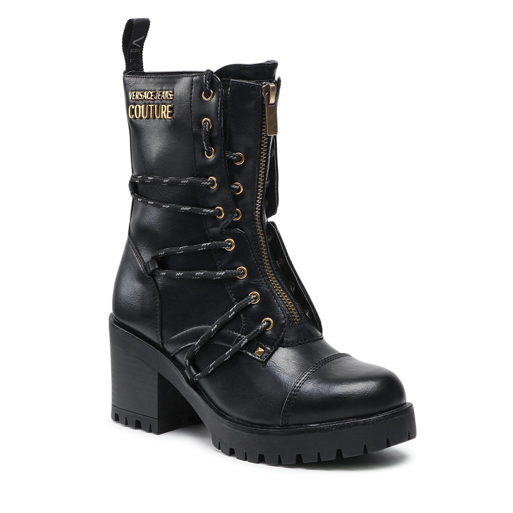 Versace Jeans Couture Боти 71VA3S93 Черен - Pepit.bg