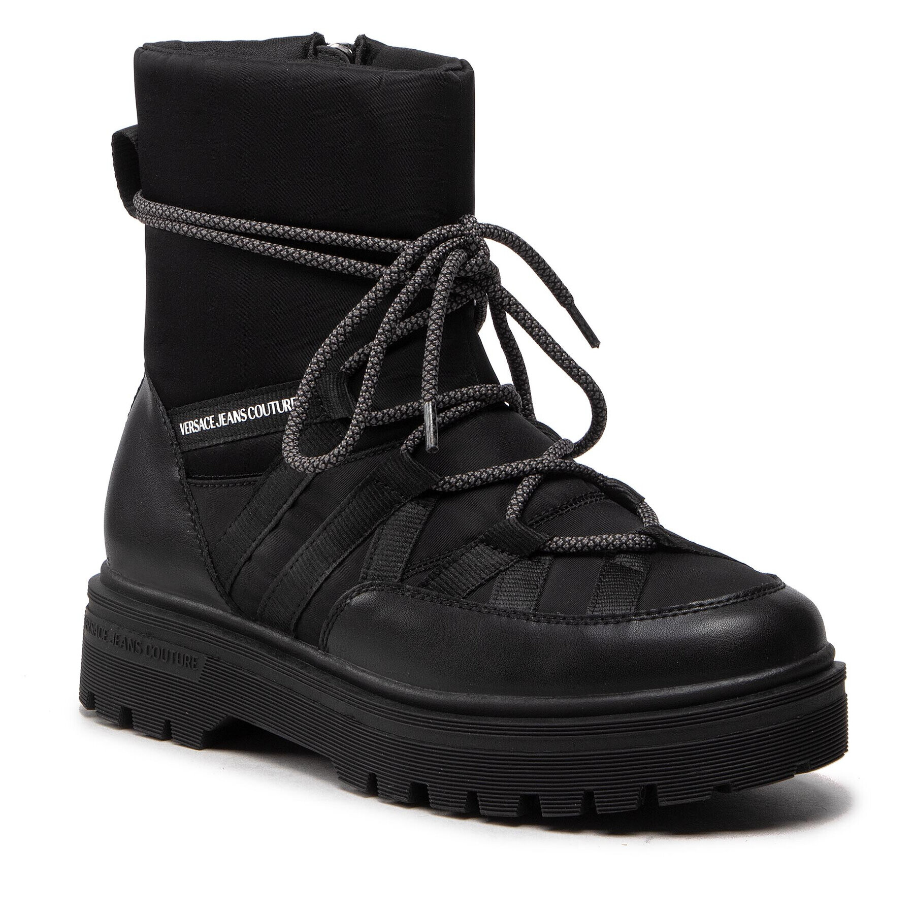 Versace Jeans Couture Ботуши 73YA3S40 Черен - Pepit.bg