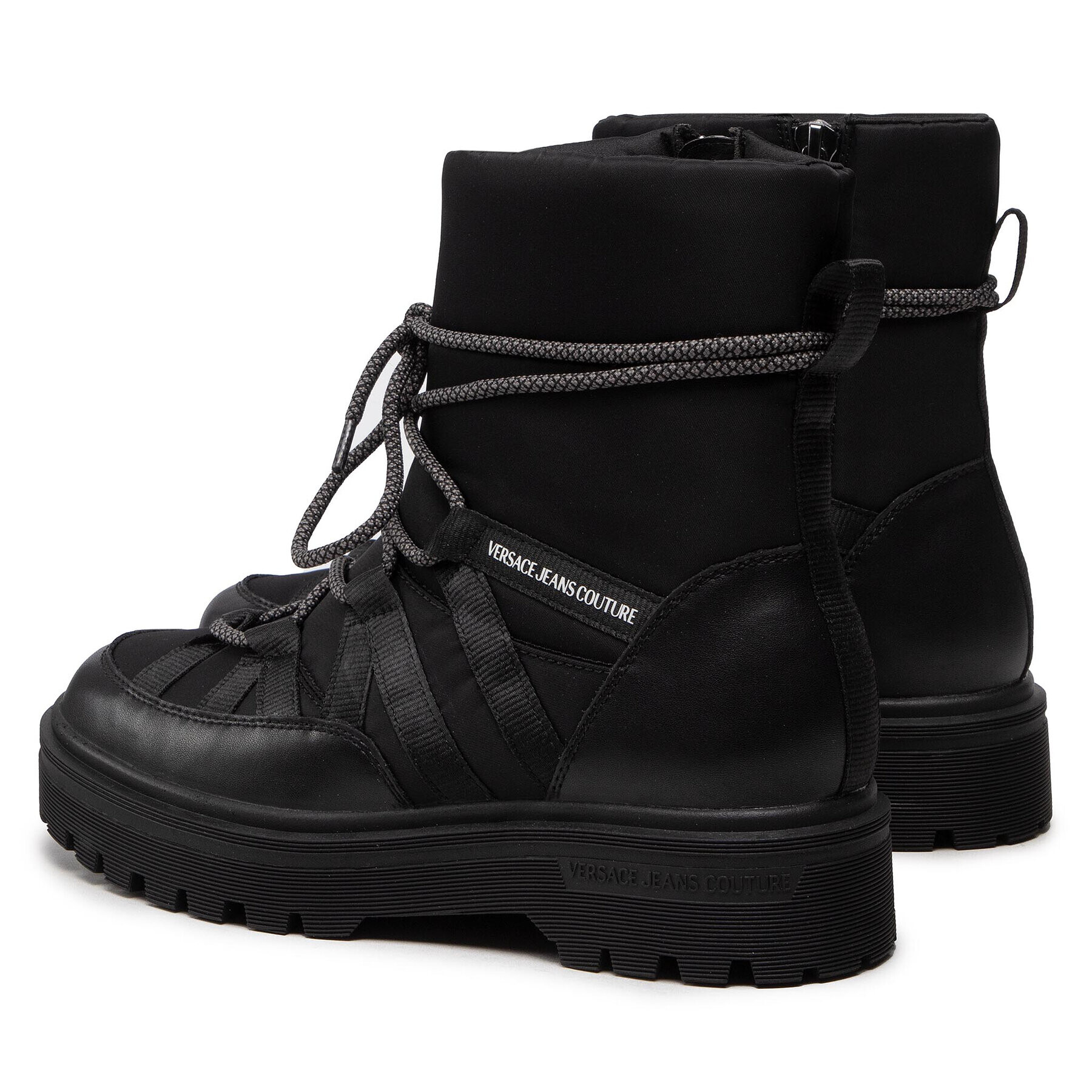 Versace Jeans Couture Ботуши 73YA3S40 Черен - Pepit.bg