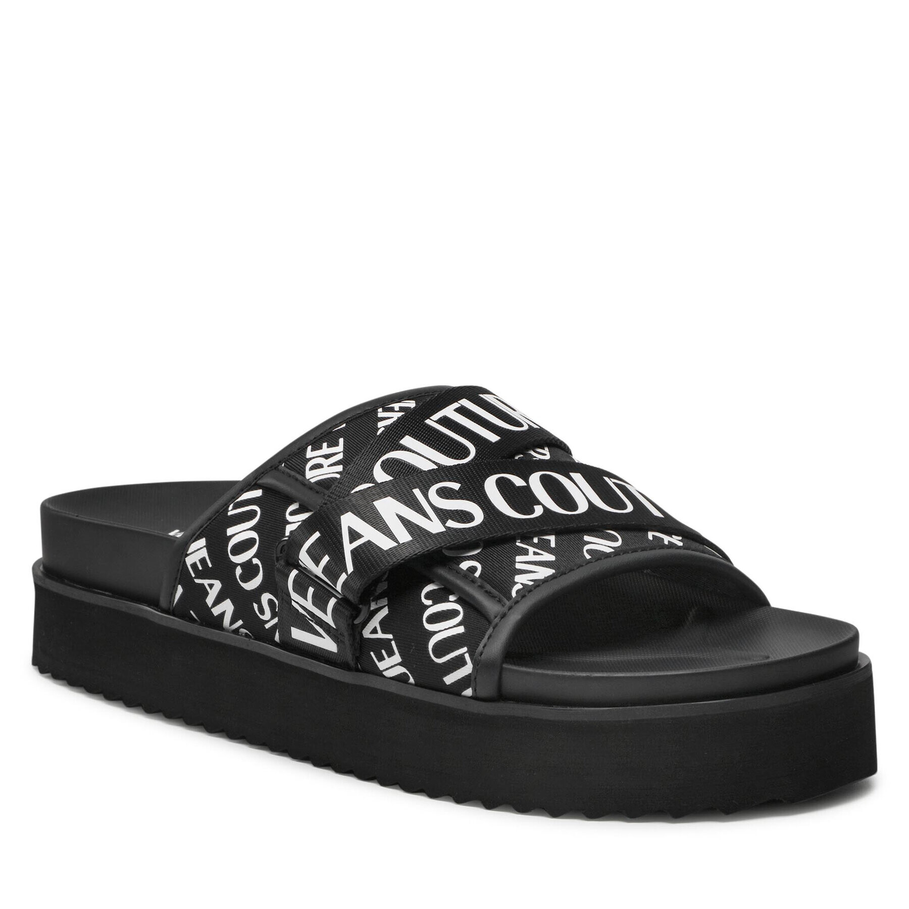 Versace Jeans Couture Чехли 72YA3SM2 Черен - Pepit.bg