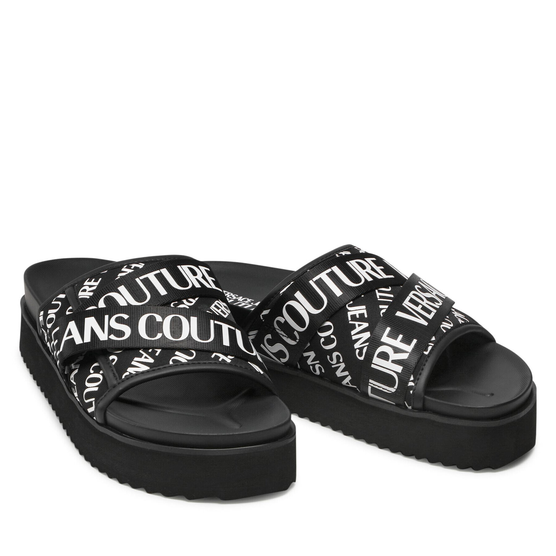 Versace Jeans Couture Чехли 72YA3SM2 Черен - Pepit.bg