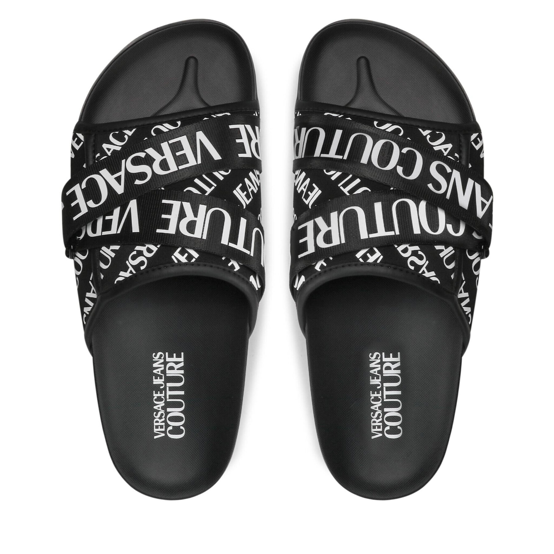 Versace Jeans Couture Чехли 72YA3SM2 Черен - Pepit.bg