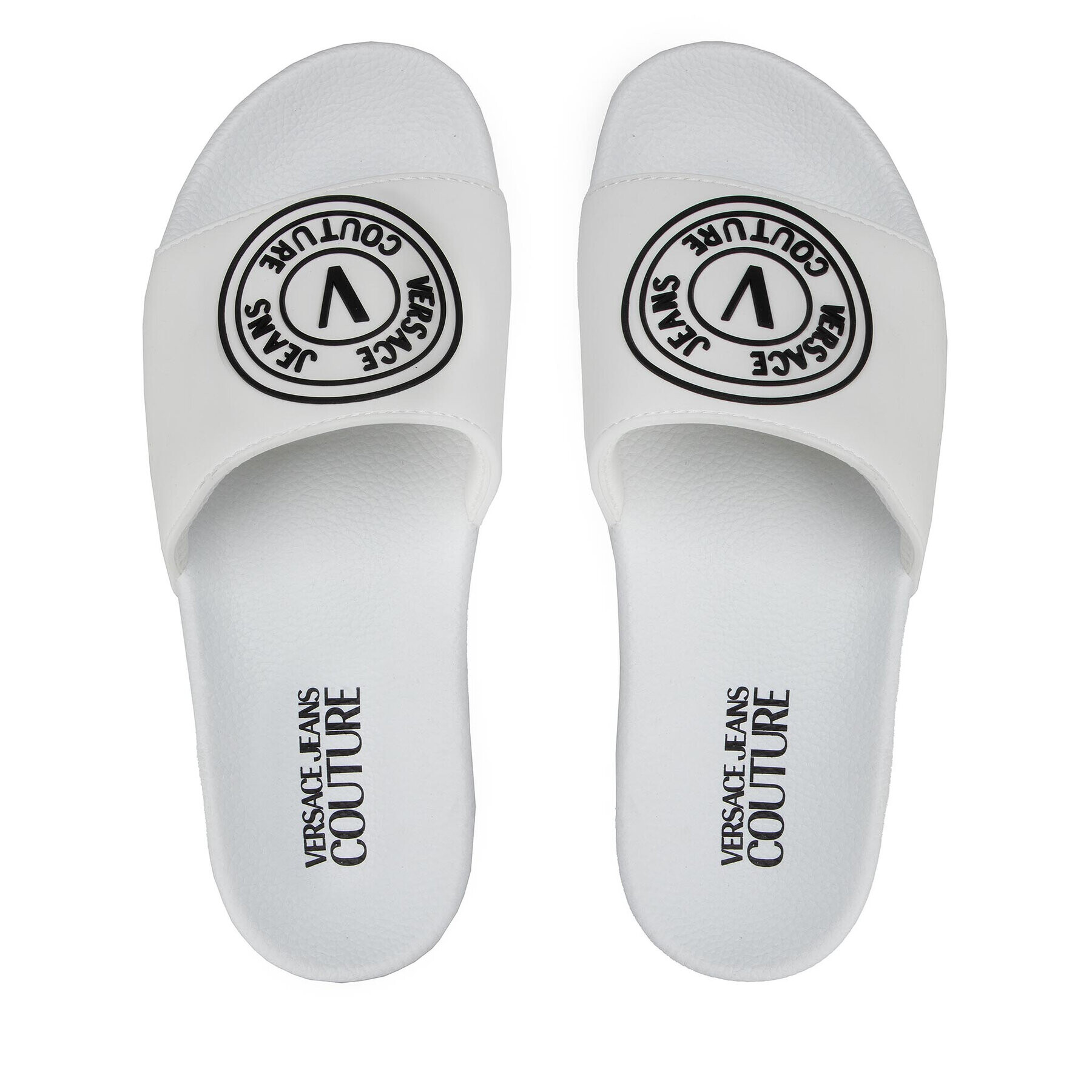 Versace Jeans Couture Чехли 72YA3SQ3 Бял - Pepit.bg