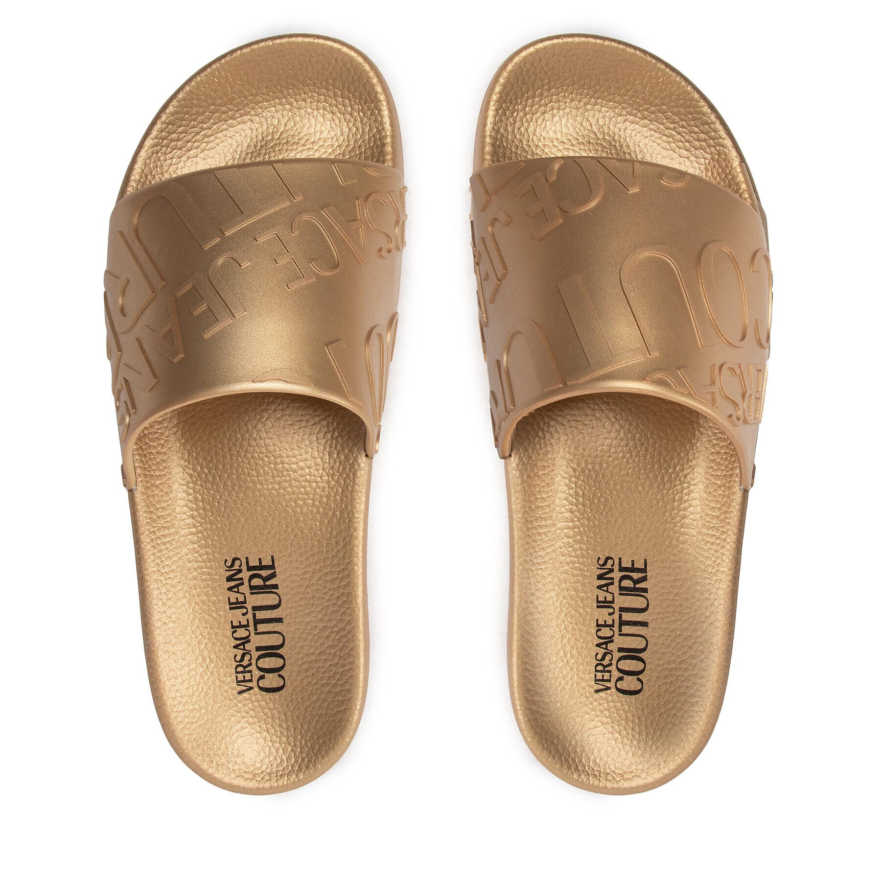 Versace Jeans Couture Чехли 73YA3SQ1 Златист - Pepit.bg