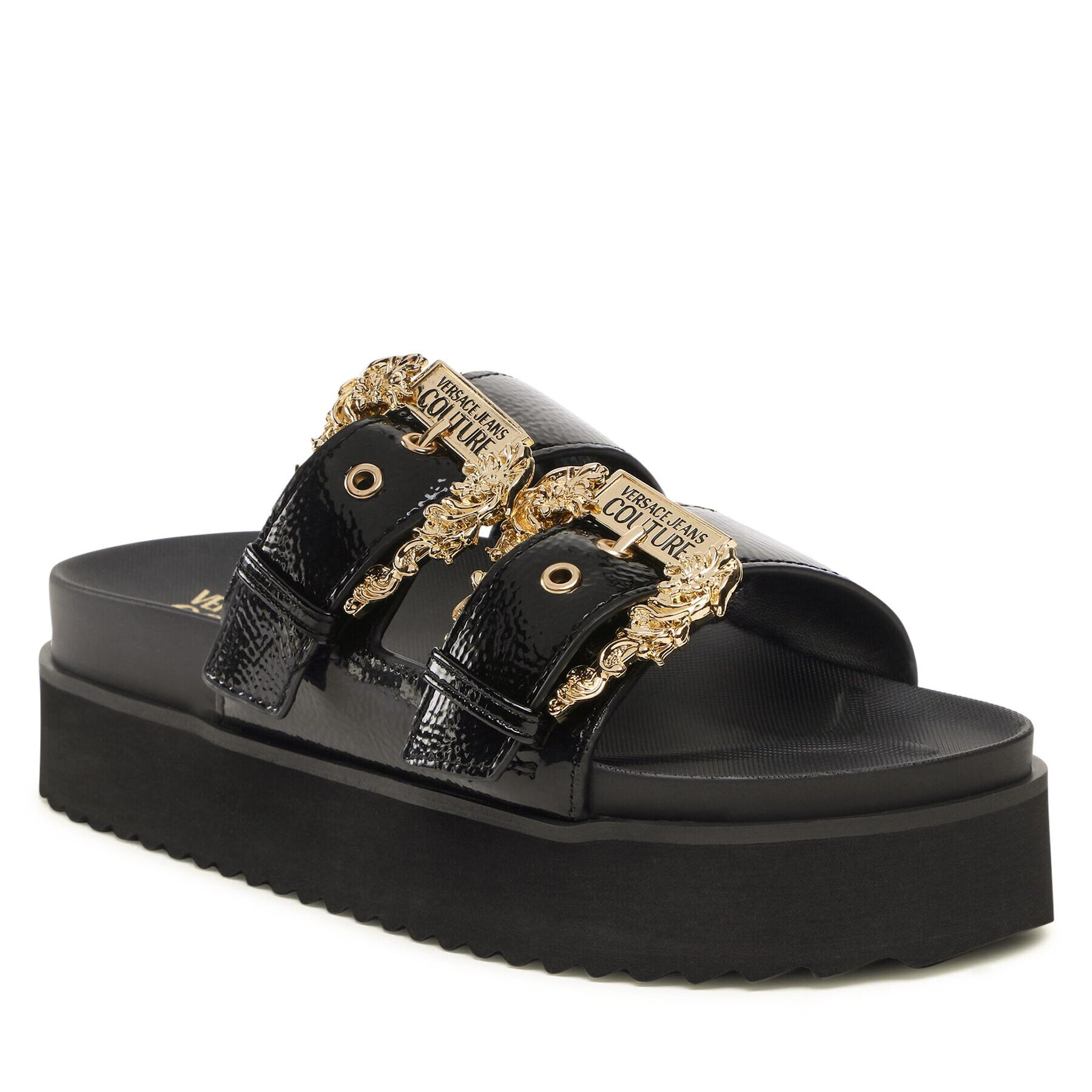 Versace Jeans Couture Чехли 74VA3SM1 ZS539 Черен - Pepit.bg