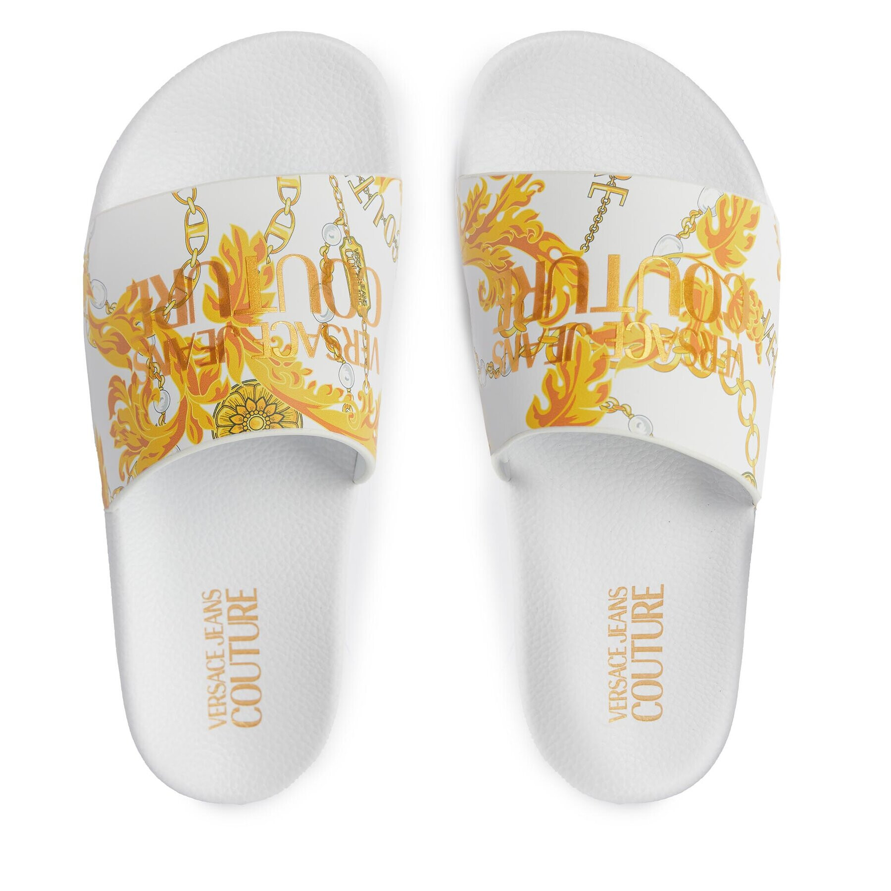 Versace Jeans Couture Чехли 75VA3SQ3 Бял - Pepit.bg
