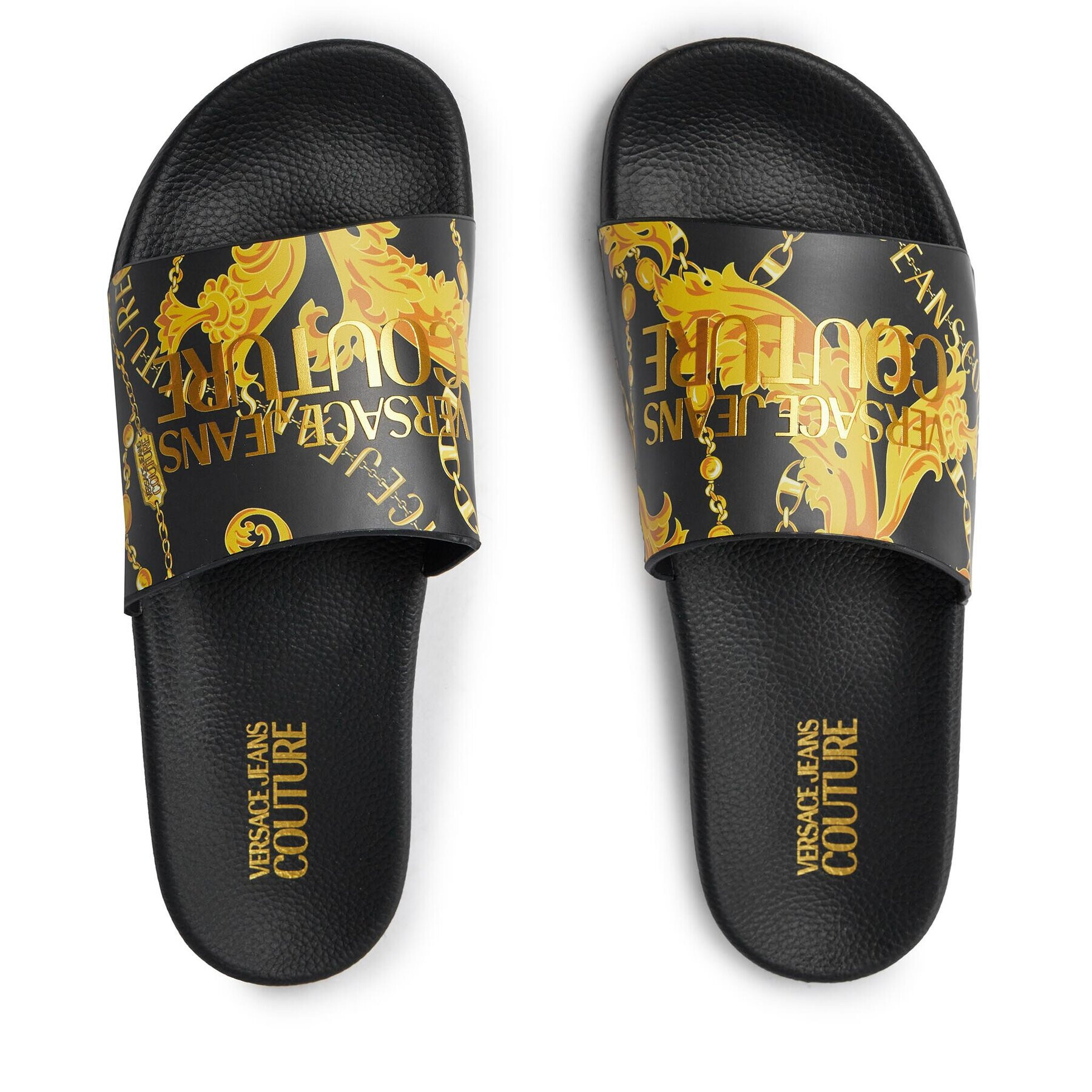 Versace Jeans Couture Чехли 75YA3SQ4 Черен - Pepit.bg