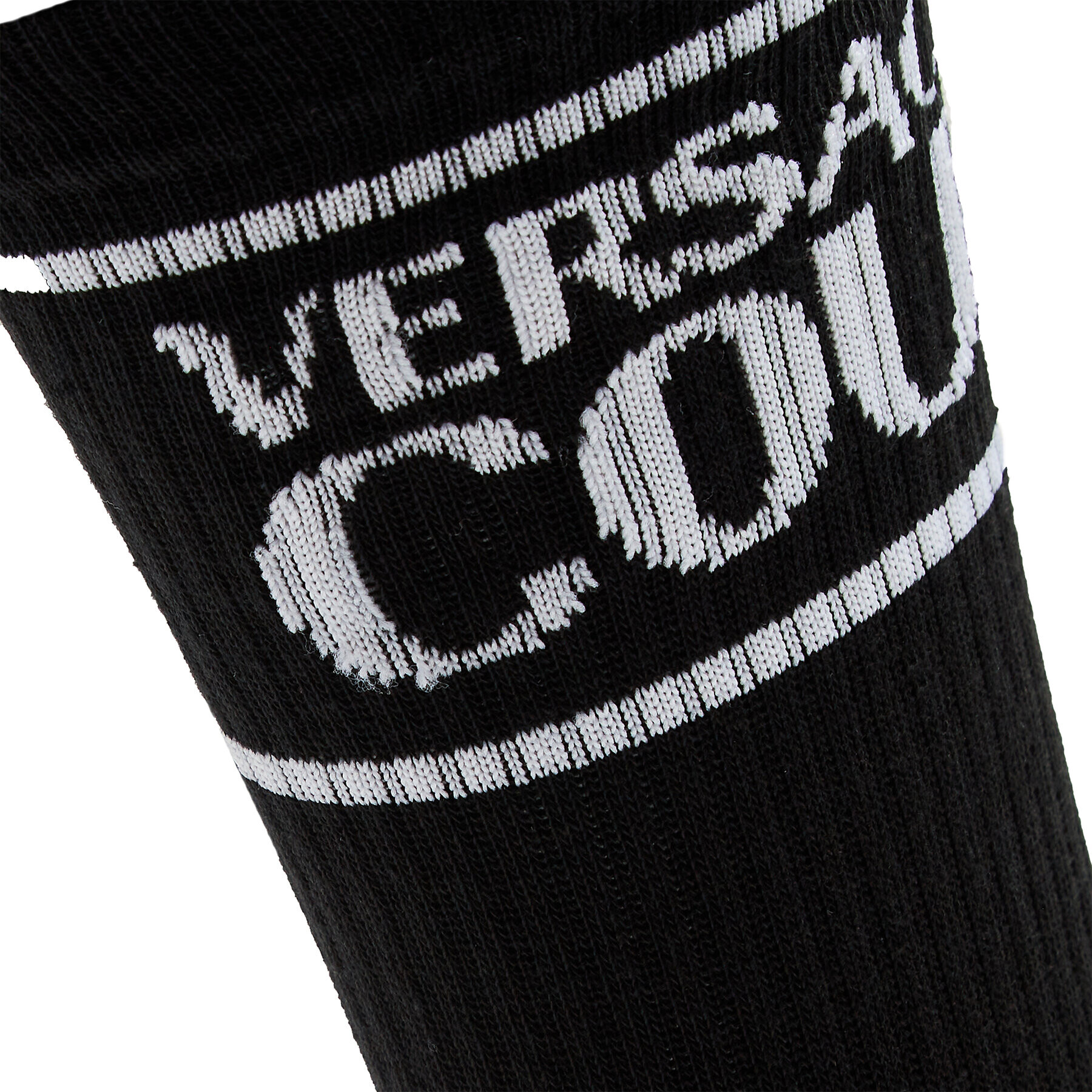 Versace Jeans Couture Чорапи дълги мъжки 74YA0J04 Черен - Pepit.bg