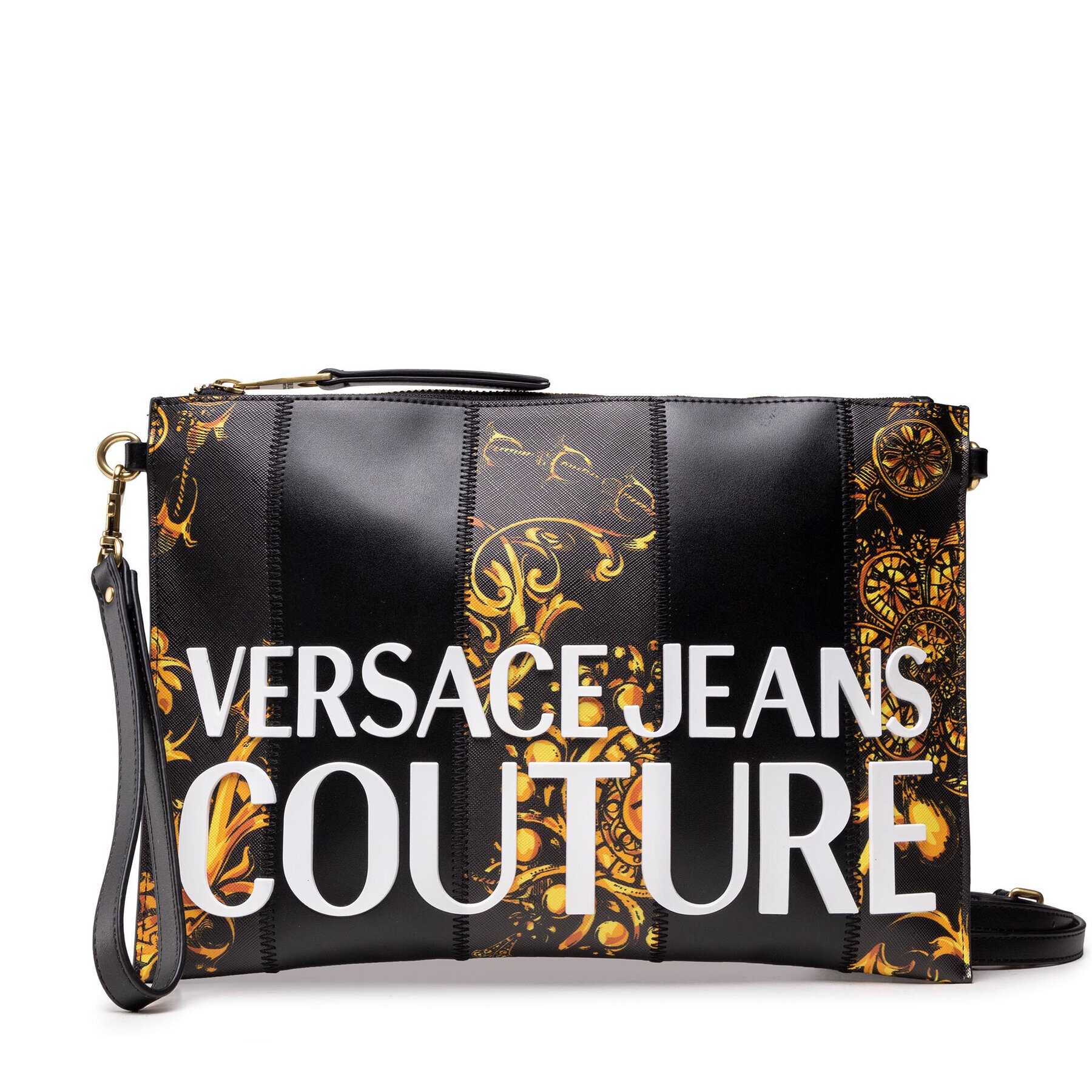 Versace Jeans Couture Дамска чанта 71VA4B4Y Черен - Pepit.bg