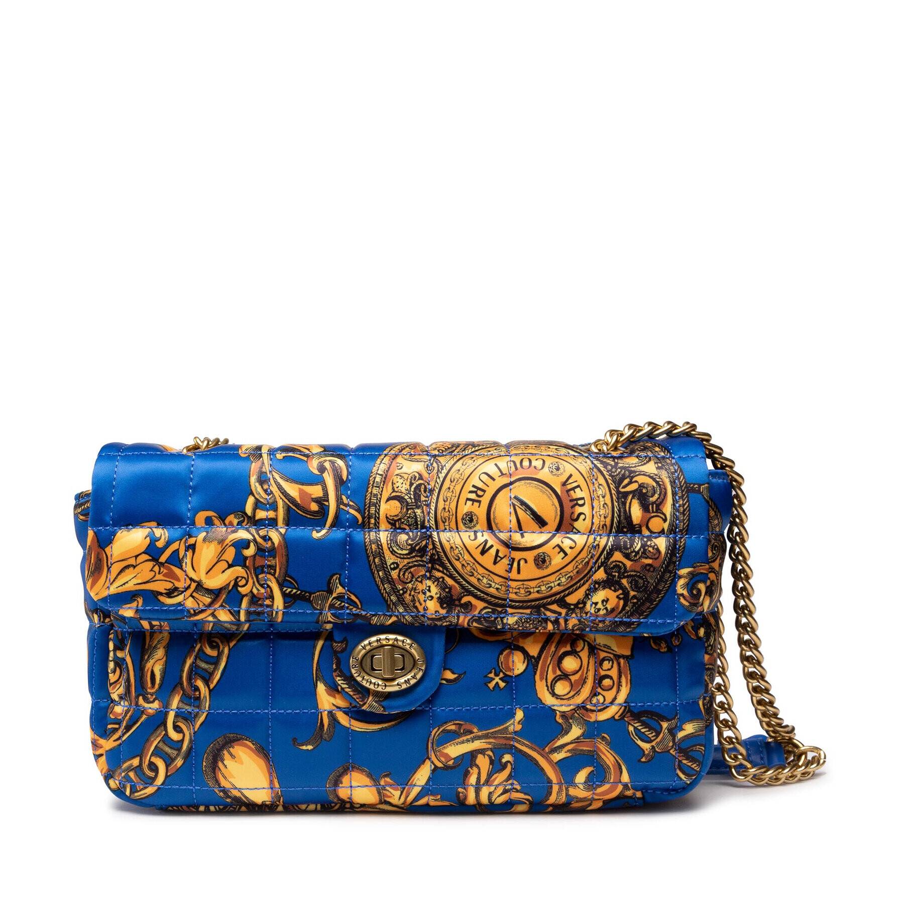Versace Jeans Couture Дамска чанта 71VA4BB3 Син - Pepit.bg