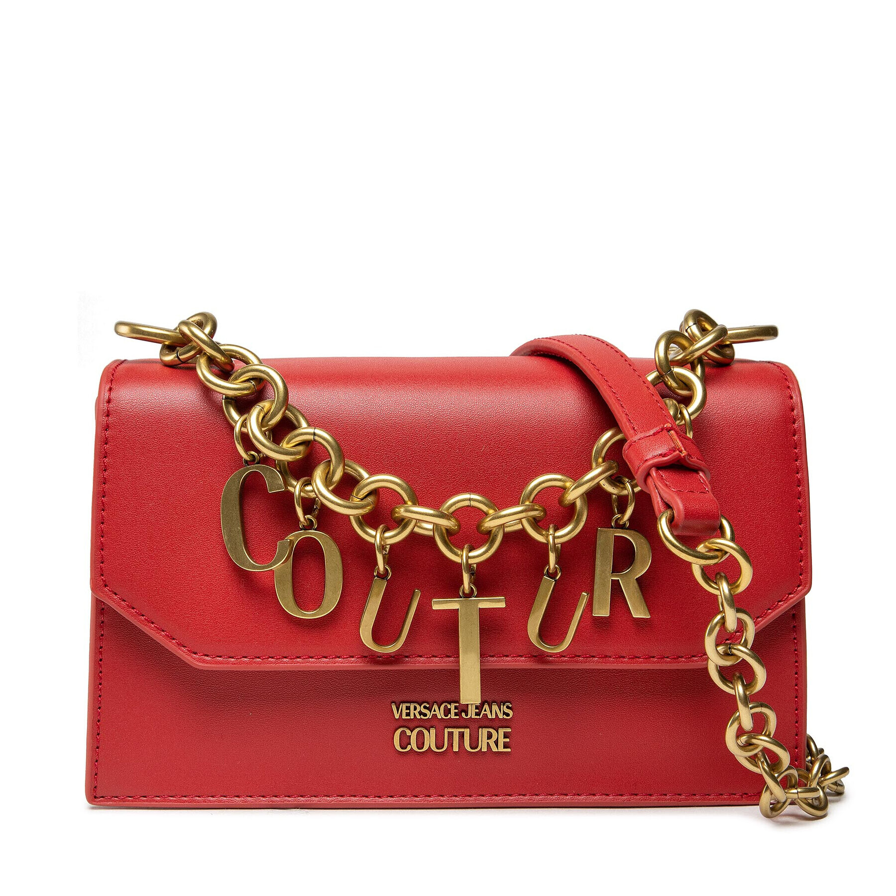 Versace Jeans Couture Дамска чанта 71VA4BC1 Червен - Pepit.bg