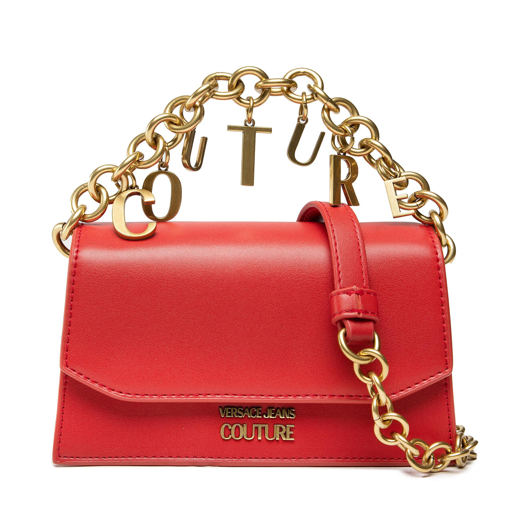 Versace Jeans Couture Дамска чанта 71VA4BC2 Червен - Pepit.bg