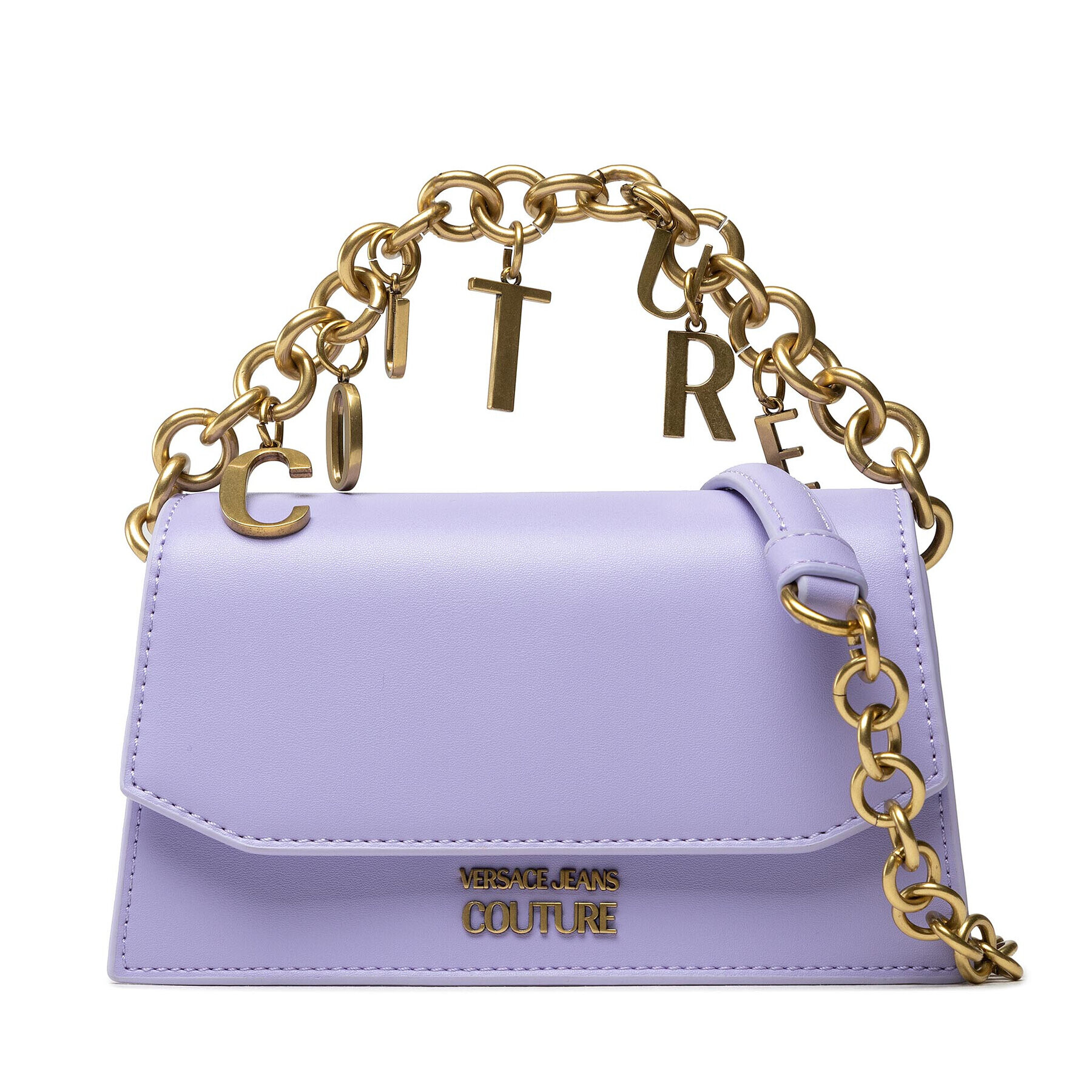 Versace Jeans Couture Дамска чанта 71VA4BC2 Виолетов - Pepit.bg