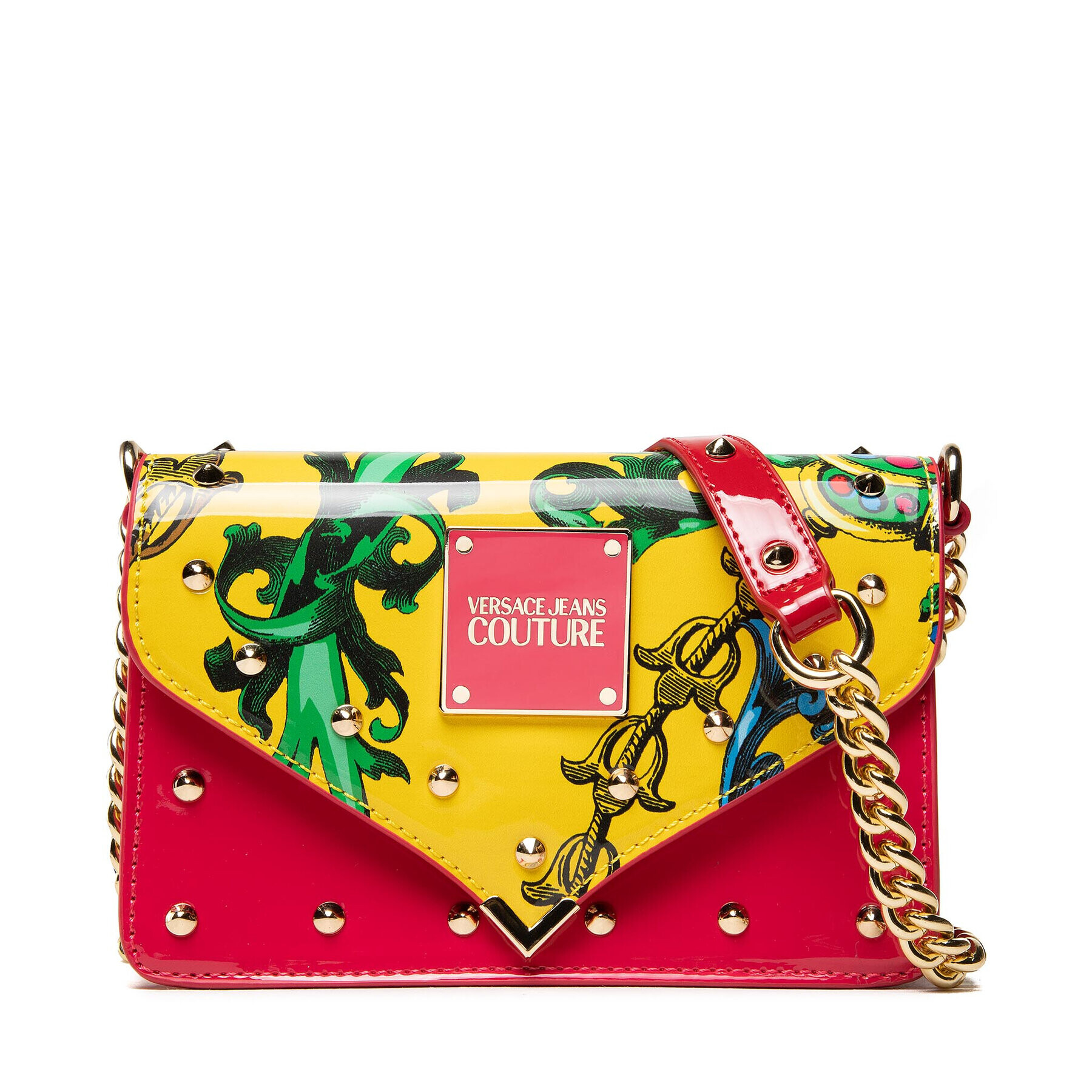 Versace Jeans Couture Дамска чанта 71VA4BE3 Жълт - Pepit.bg