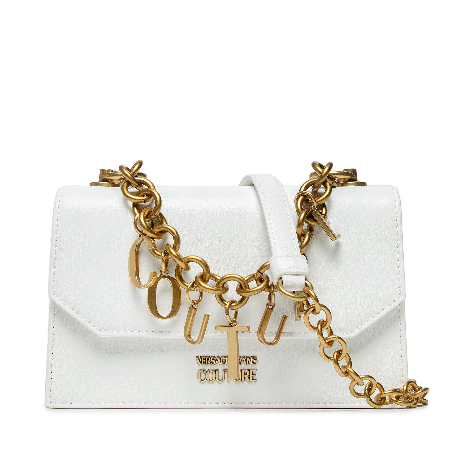 Versace Jeans Couture Дамска чанта 72VA4BC1 Бял - Pepit.bg