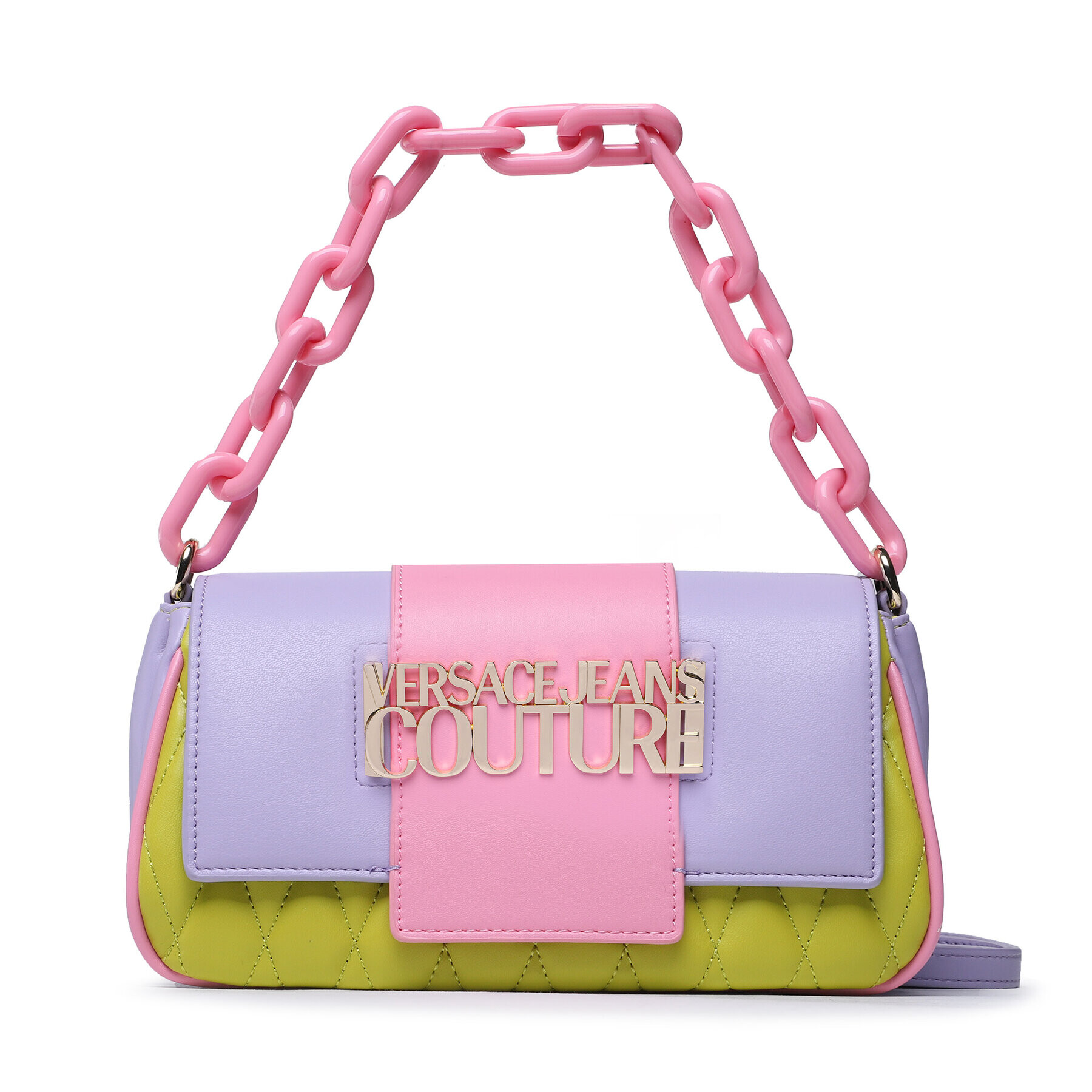 Versace Jeans Couture Дамска чанта 74VA4BB1 Жълт - Pepit.bg