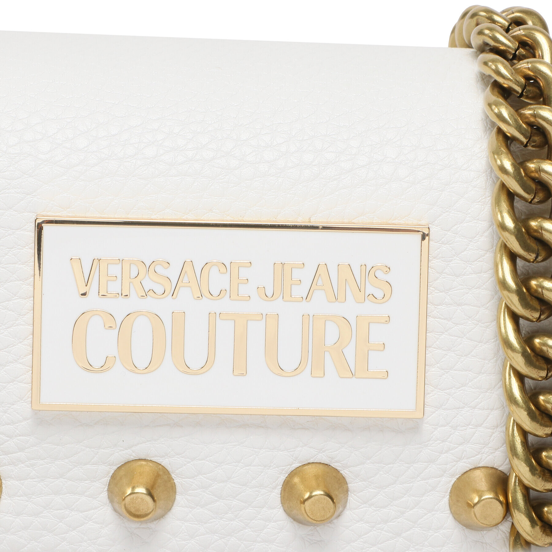Versace Jeans Couture Дамска чанта 74VA4BE2 Бял - Pepit.bg