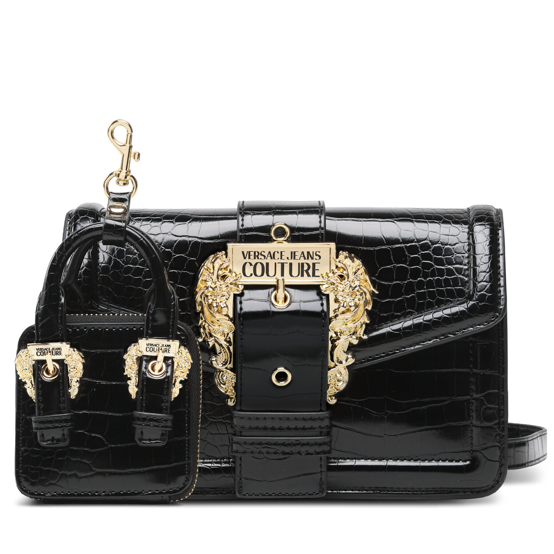 Versace Jeans Couture Дамска чанта 74VA4BF1 Черен - Pepit.bg