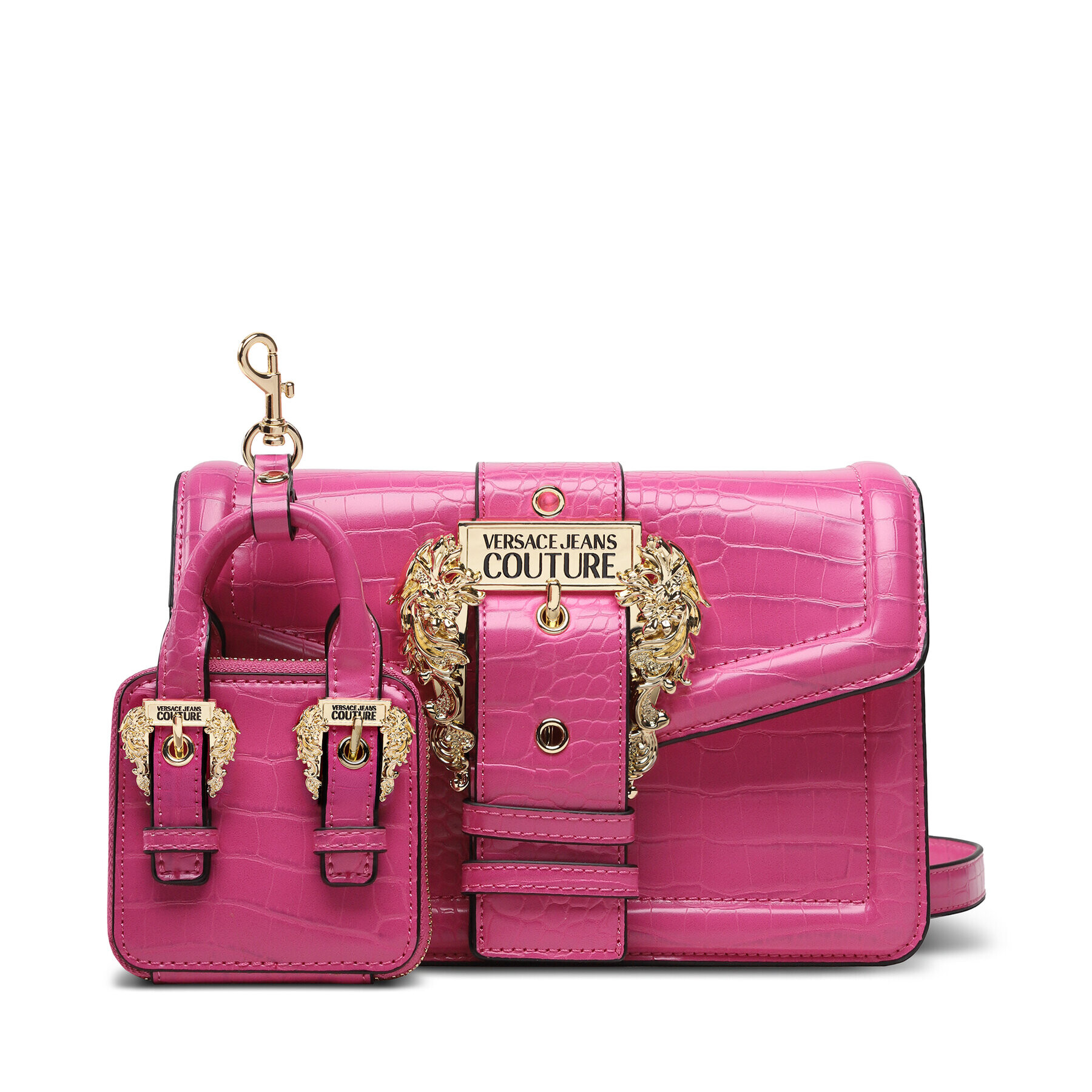 Versace Jeans Couture Дамска чанта 74VA4BF1 Розов - Pepit.bg
