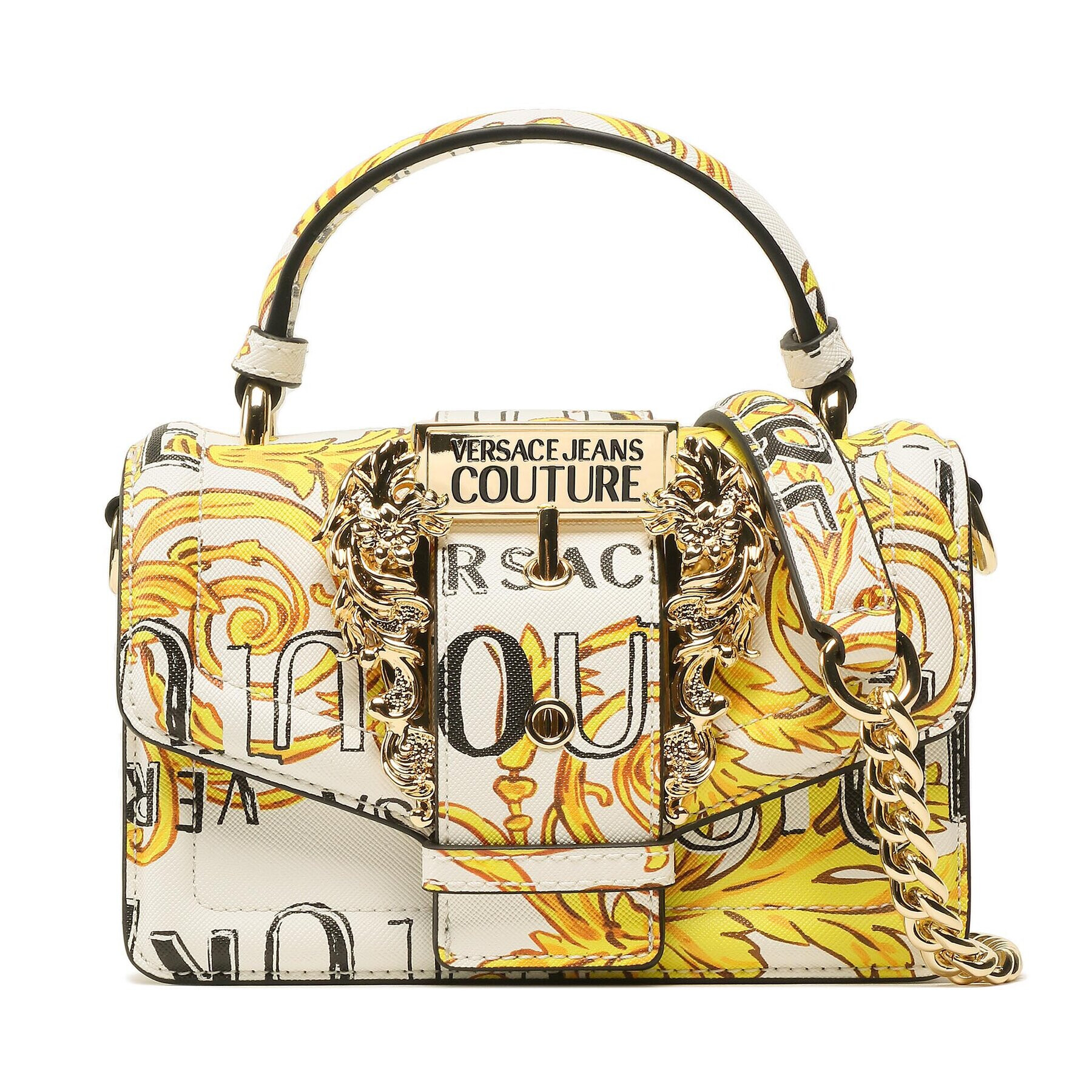 Versace Jeans Couture Дамска чанта 74VA4BF6 Бял - Pepit.bg