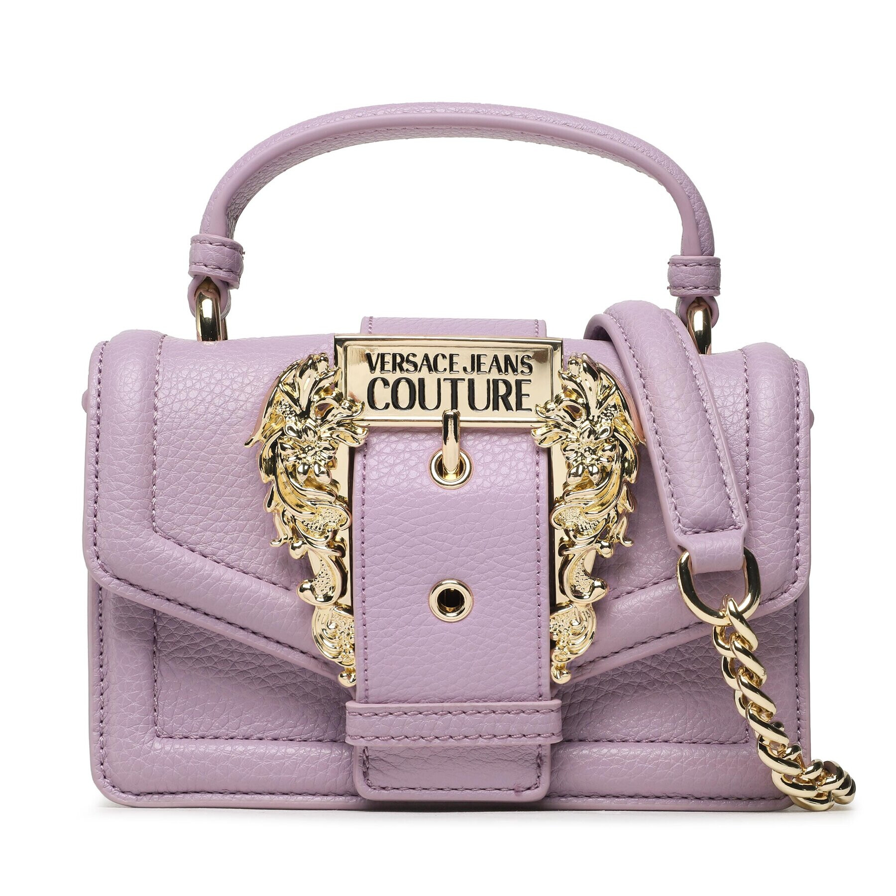 Versace Jeans Couture Дамска чанта 74VA4BF6 Виолетов - Pepit.bg