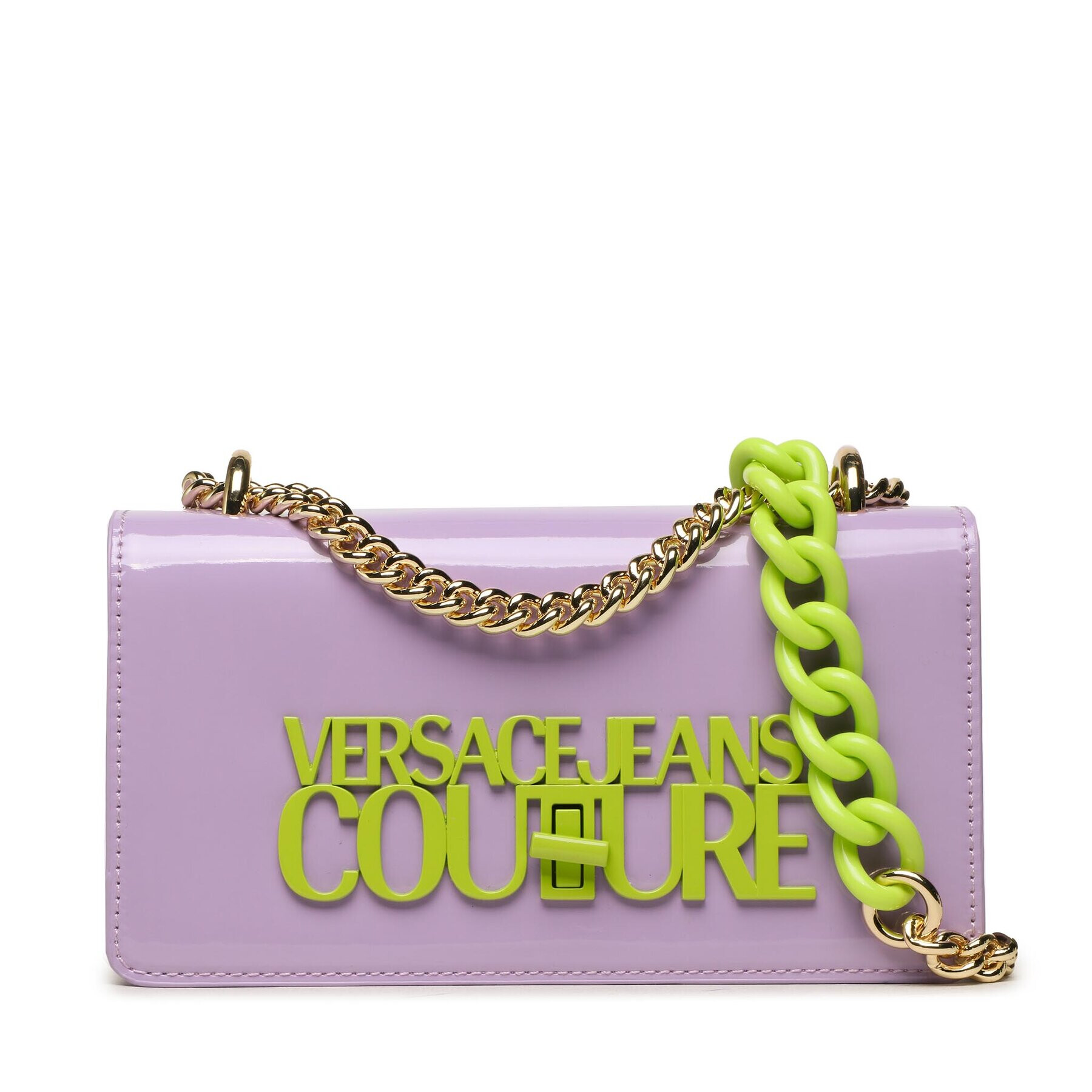 Versace Jeans Couture Дамска чанта 74VA4BL1 Виолетов - Pepit.bg