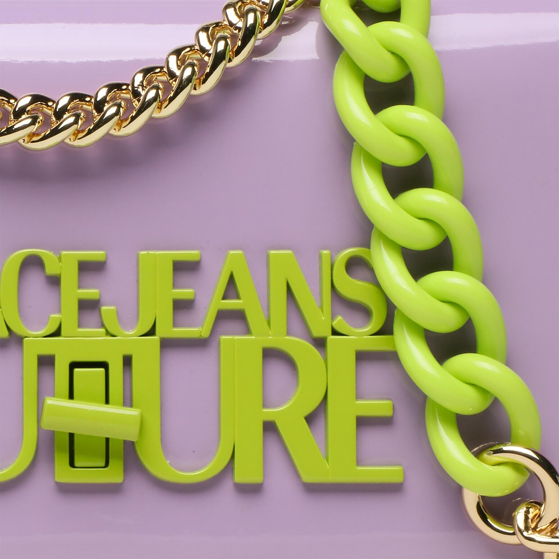 Versace Jeans Couture Дамска чанта 74VA4BL1 Виолетов - Pepit.bg