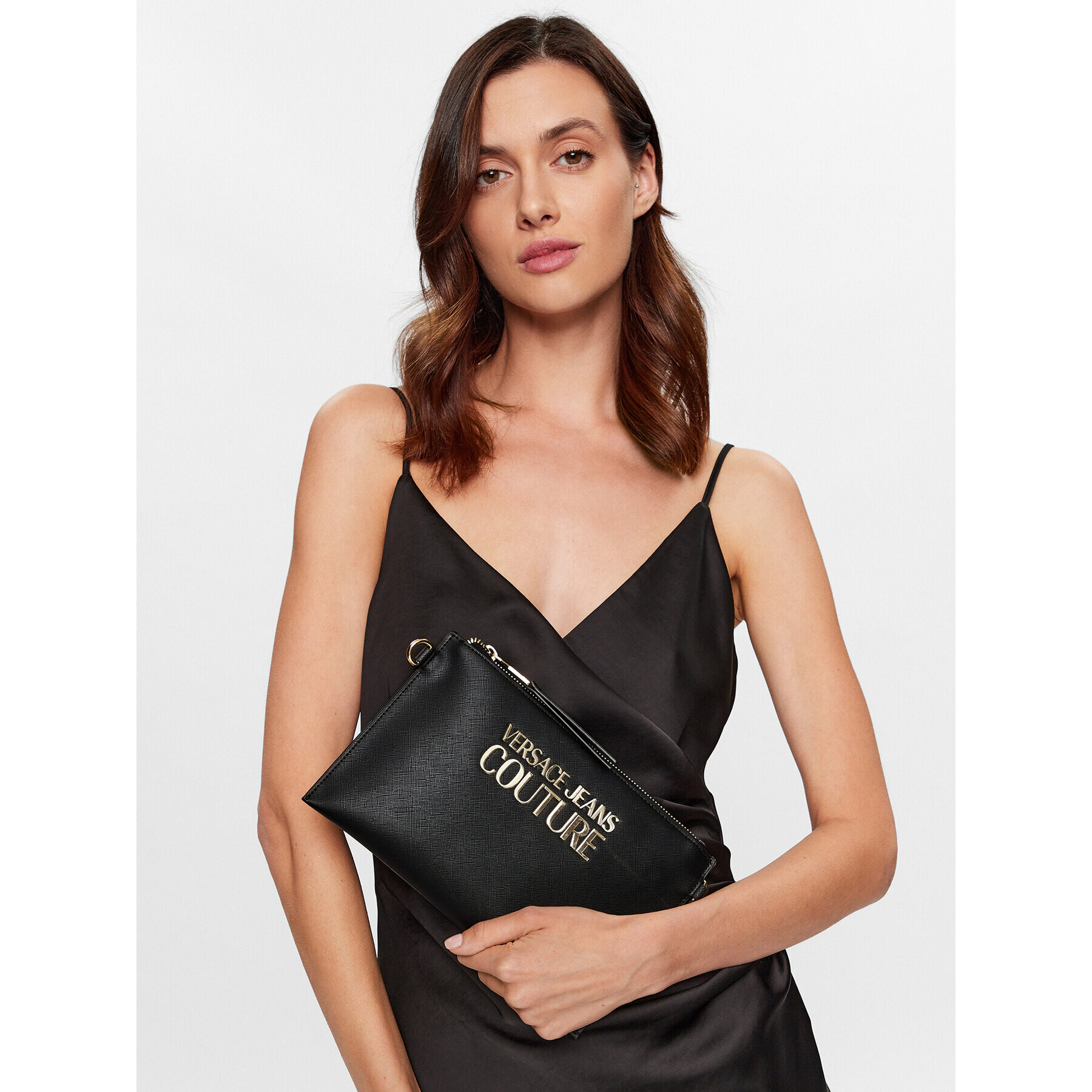 Versace Jeans Couture Дамска чанта 74VA4BLX Черен - Pepit.bg