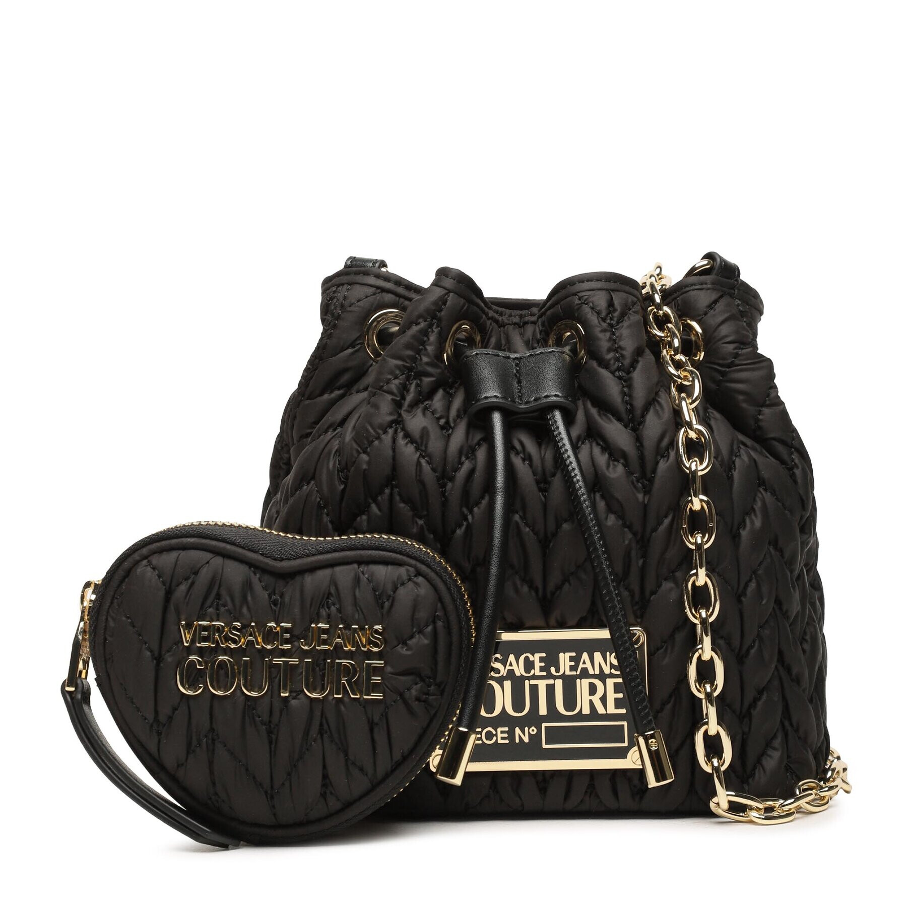 Versace Jeans Couture Дамска чанта 74VA4BO4 Черен - Pepit.bg