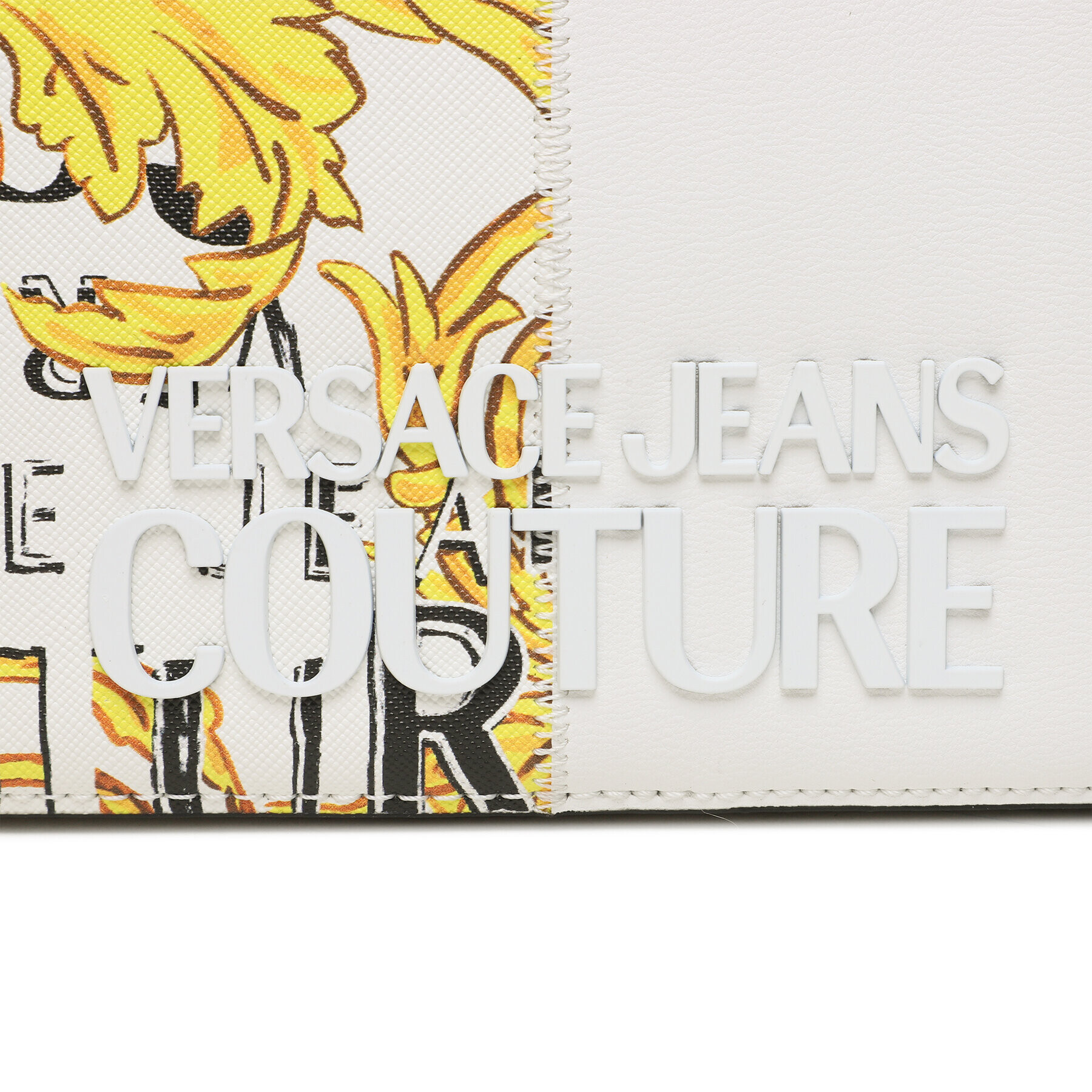 Versace Jeans Couture Дамска чанта 74VA4BP3 Бял - Pepit.bg