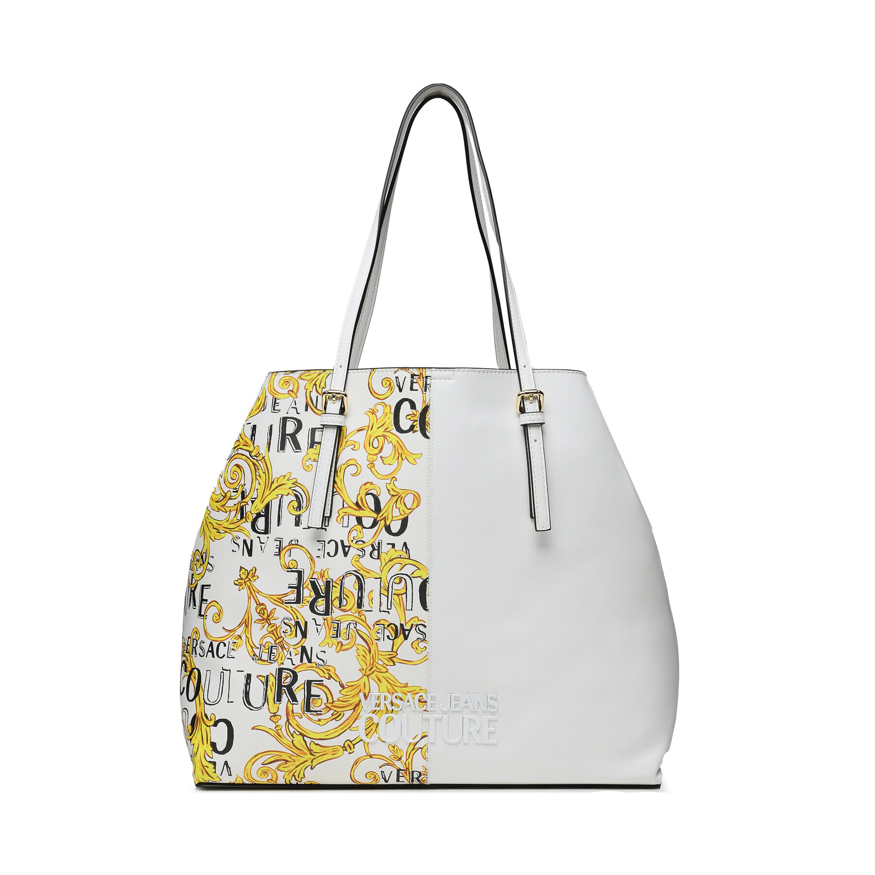 Versace Jeans Couture Дамска чанта 74VA4BP6 Бял - Pepit.bg