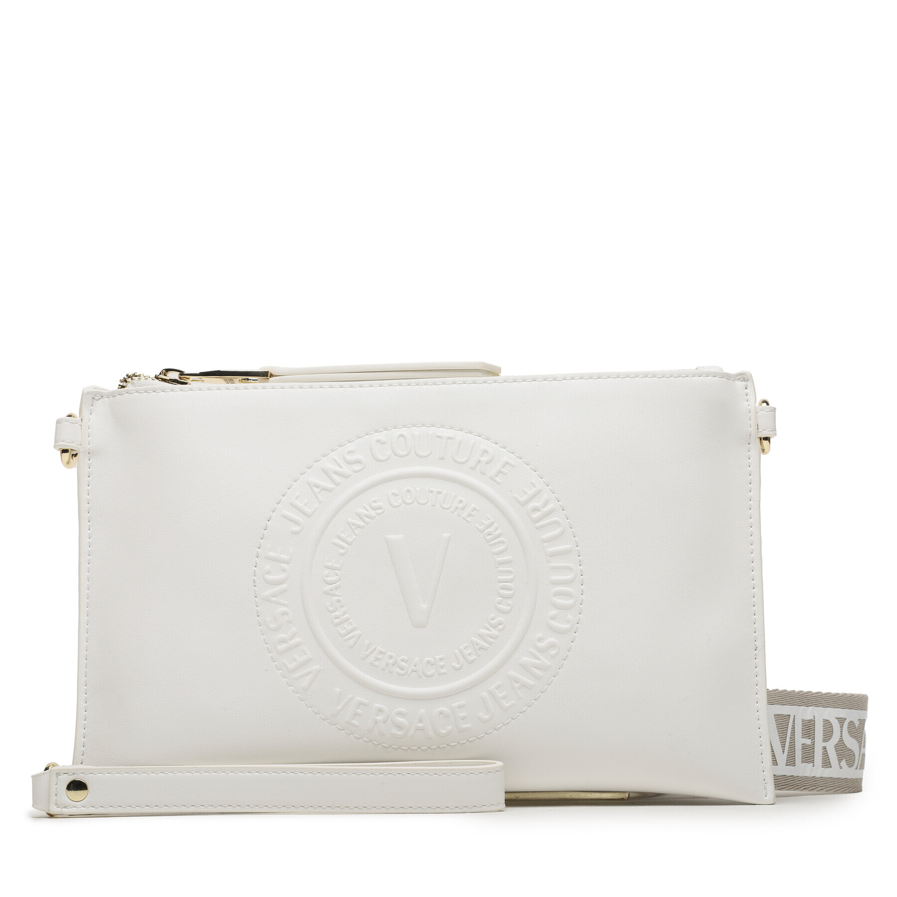 Versace Jeans Couture Дамска чанта 74VA4BVX Бял - Pepit.bg