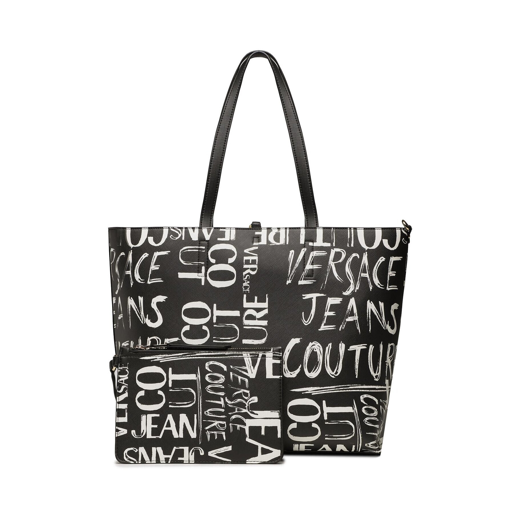 Versace Jeans Couture Дамска чанта 74VA4BZ1 Черен - Pepit.bg