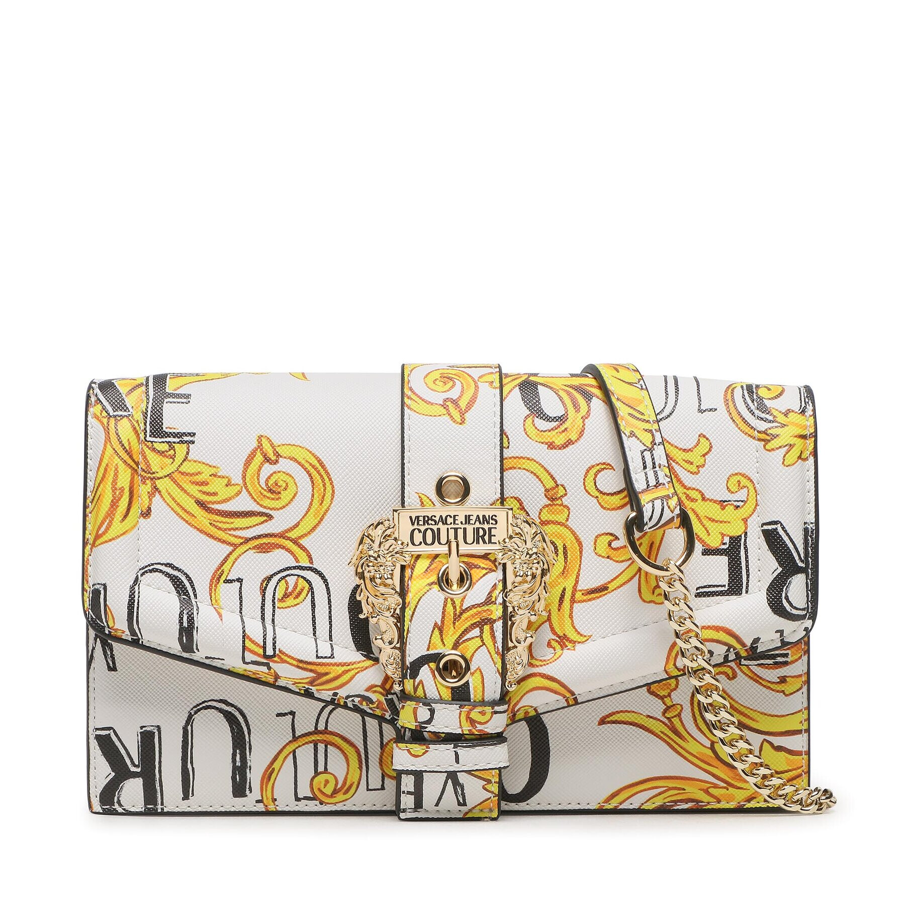 Versace Jeans Couture Дамска чанта 74VA5PF6 Бял - Pepit.bg