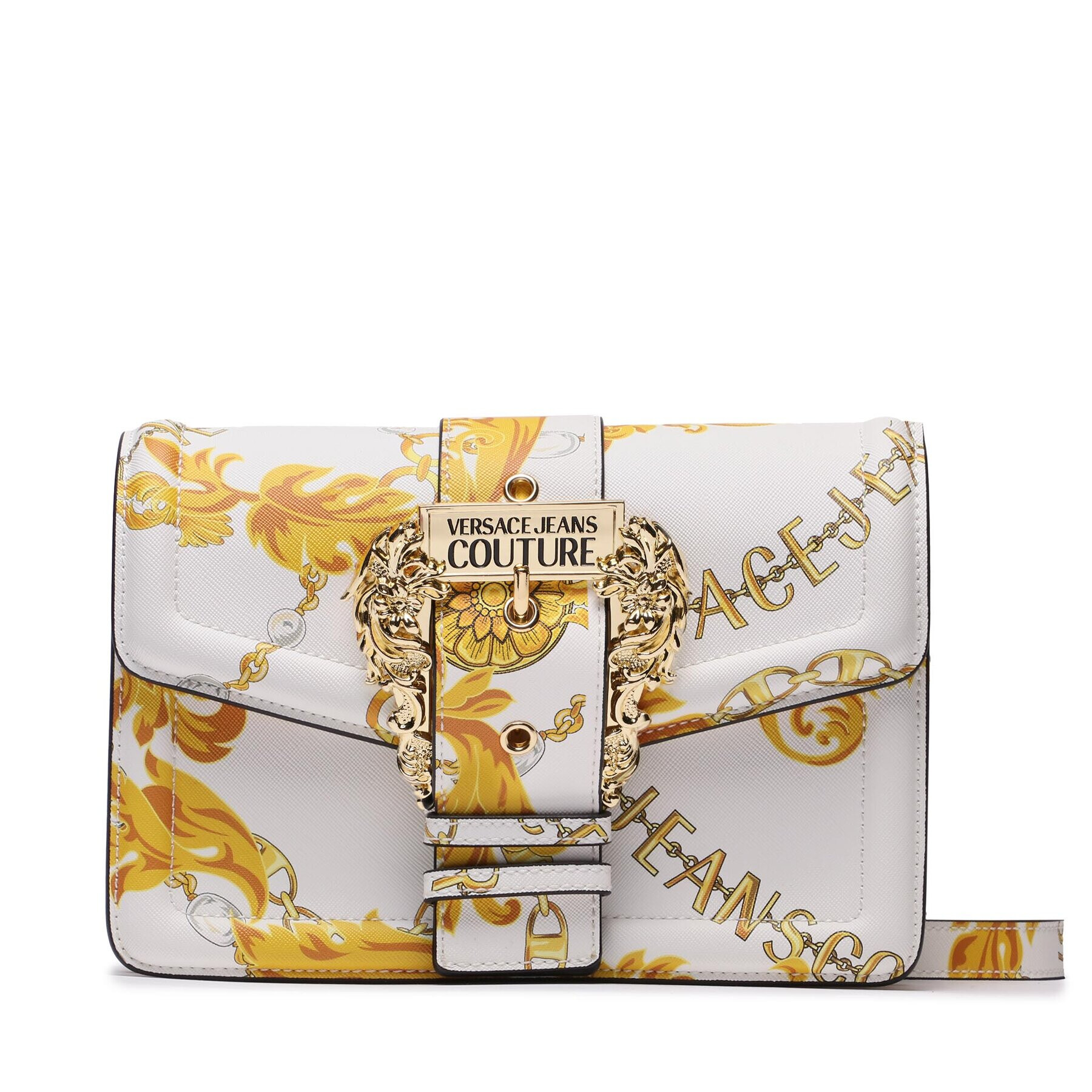Versace Jeans Couture Дамска чанта 75VA4BF1 Бял - Pepit.bg