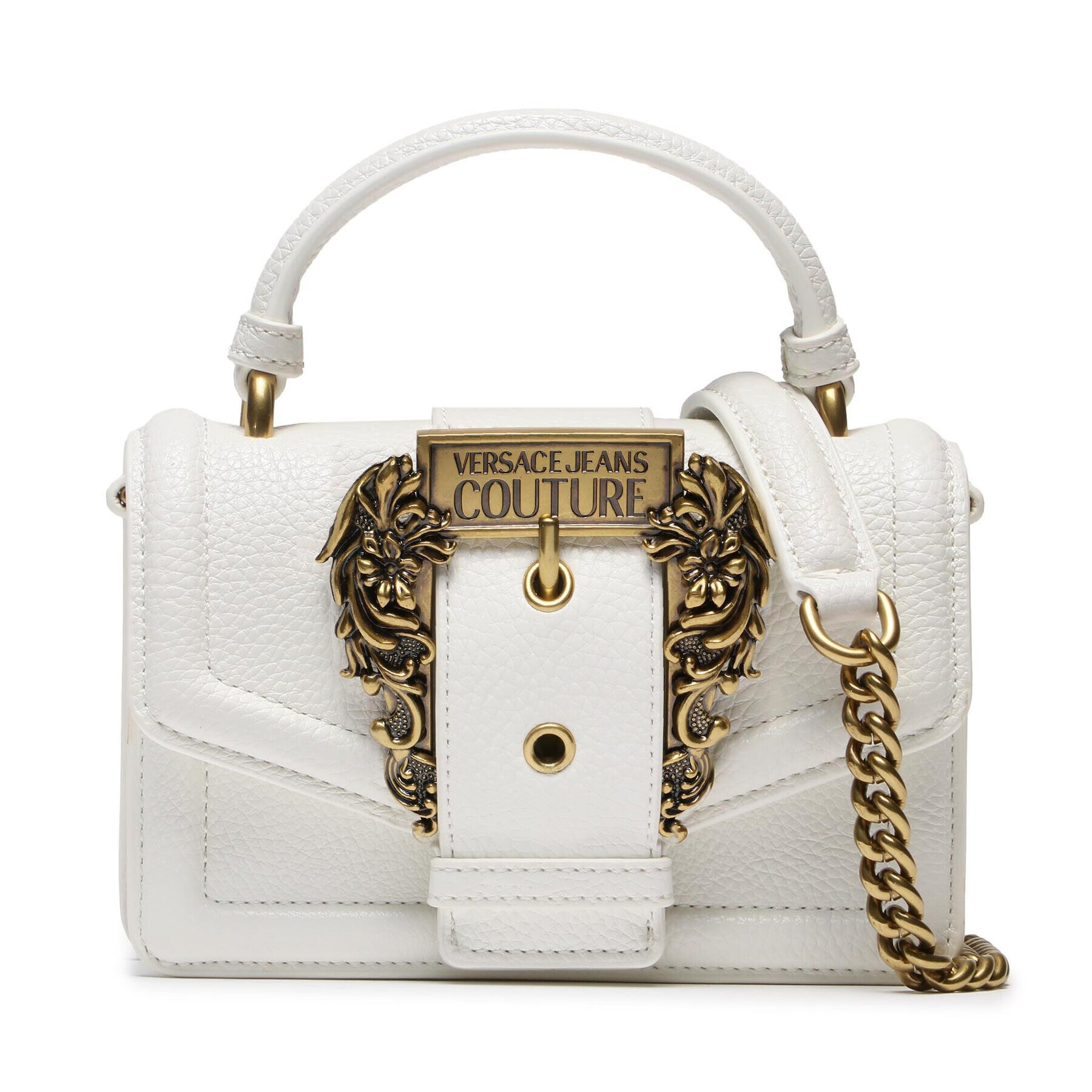 Versace Jeans Couture Дамска чанта 75VA4BF6 Бял - Pepit.bg