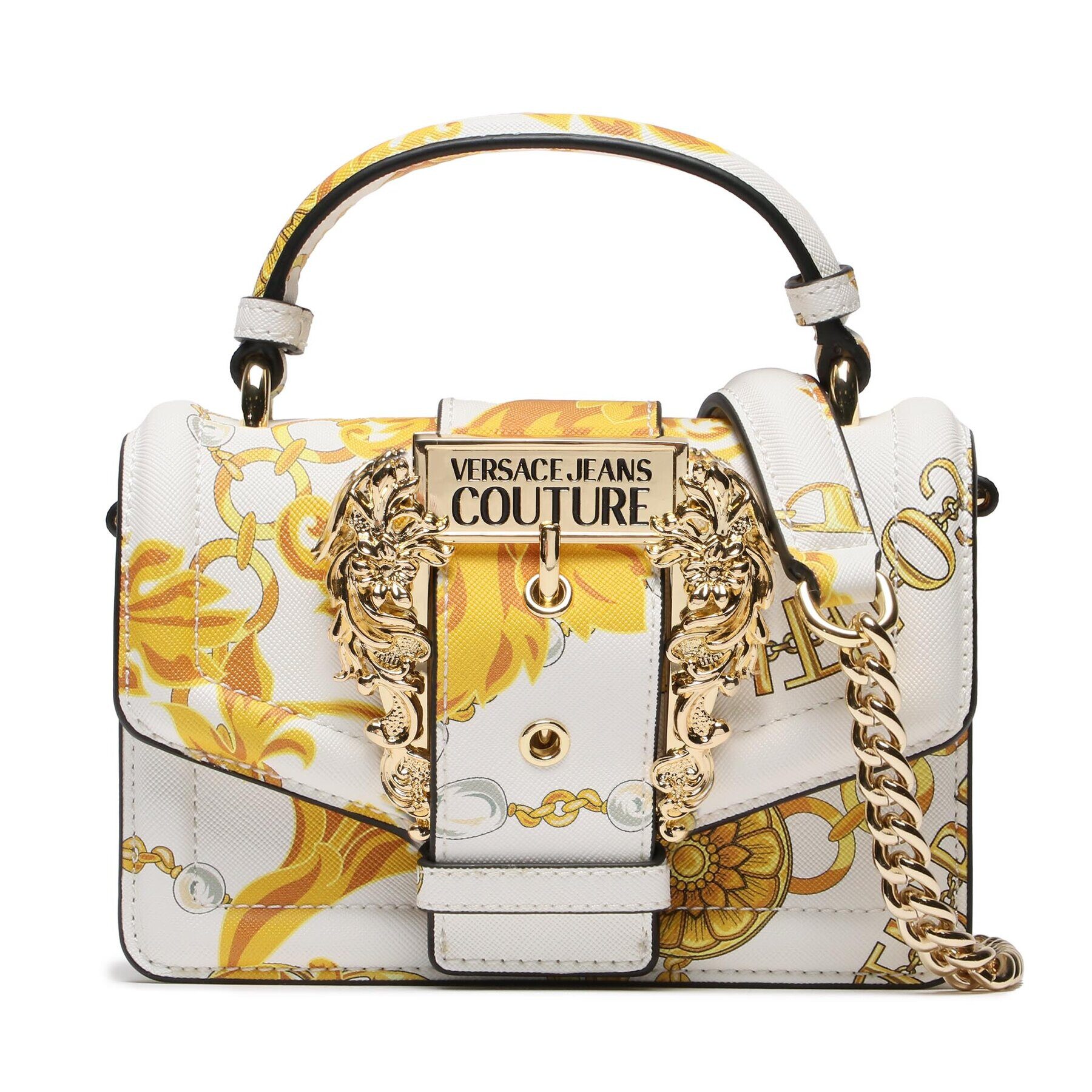 Versace Jeans Couture Дамска чанта 75VA4BF6 Бял - Pepit.bg